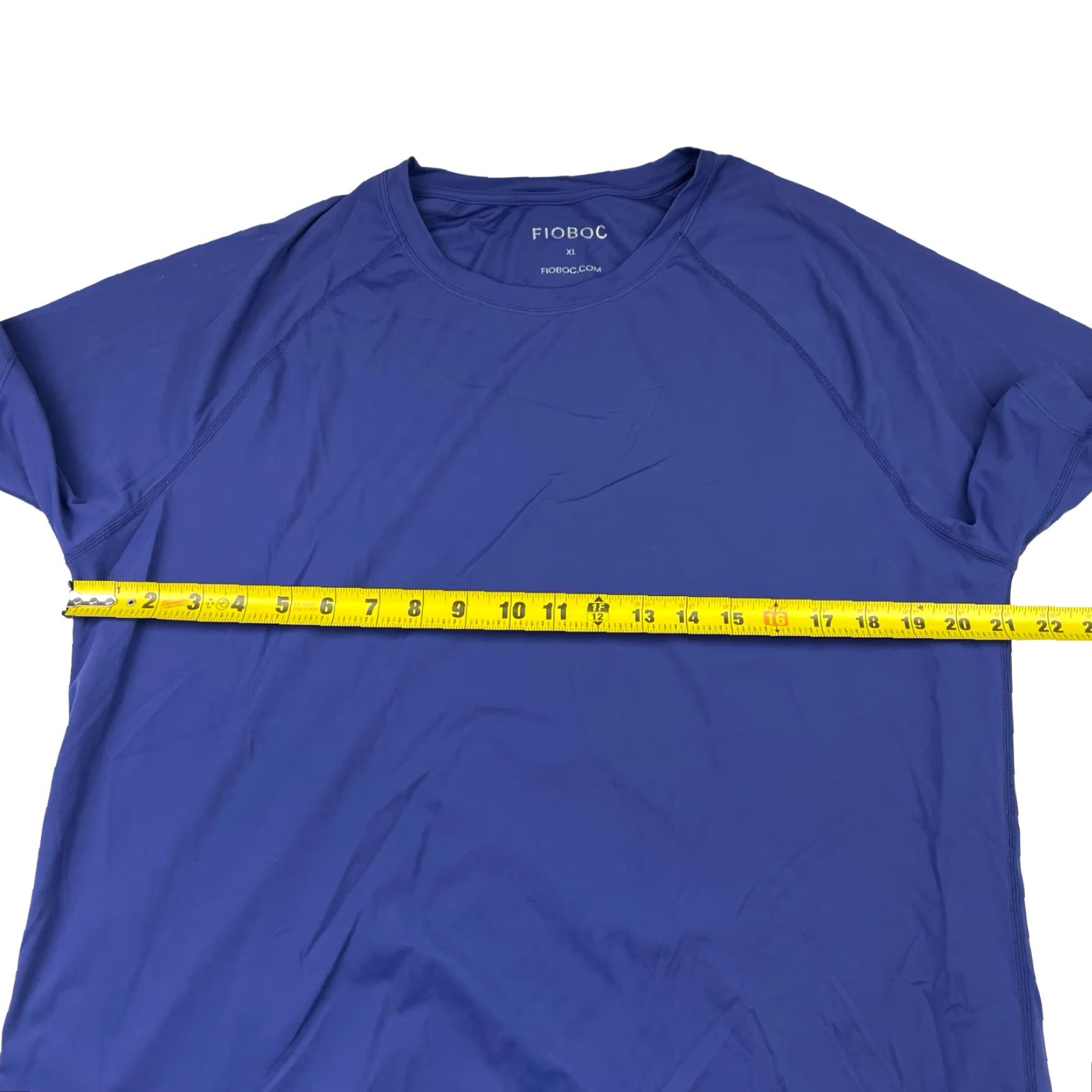 Vintage Fioboc Men’s Performance Microtech T-Shirt Blue XL Crew Neck Short Sleeve Shirt Mens Regular Size XL Blue Size US XL / EU 56 / 4 - 7 Thumbnail