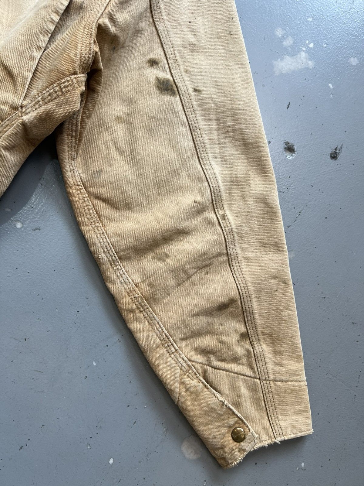 Carhartt × Vintage Dusty tan vintage carhartt quilted line Detroit - L Size US L / EU 52-54 / 3 - 9 Thumbnail