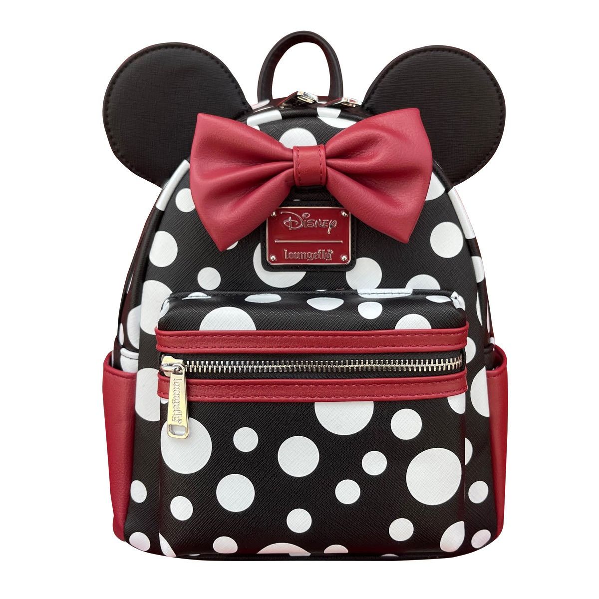 Other NWT Loungefly Disney Minnie Mouse Bow & Ears Mini Backpack Size ONE SIZE - 3 Thumbnail