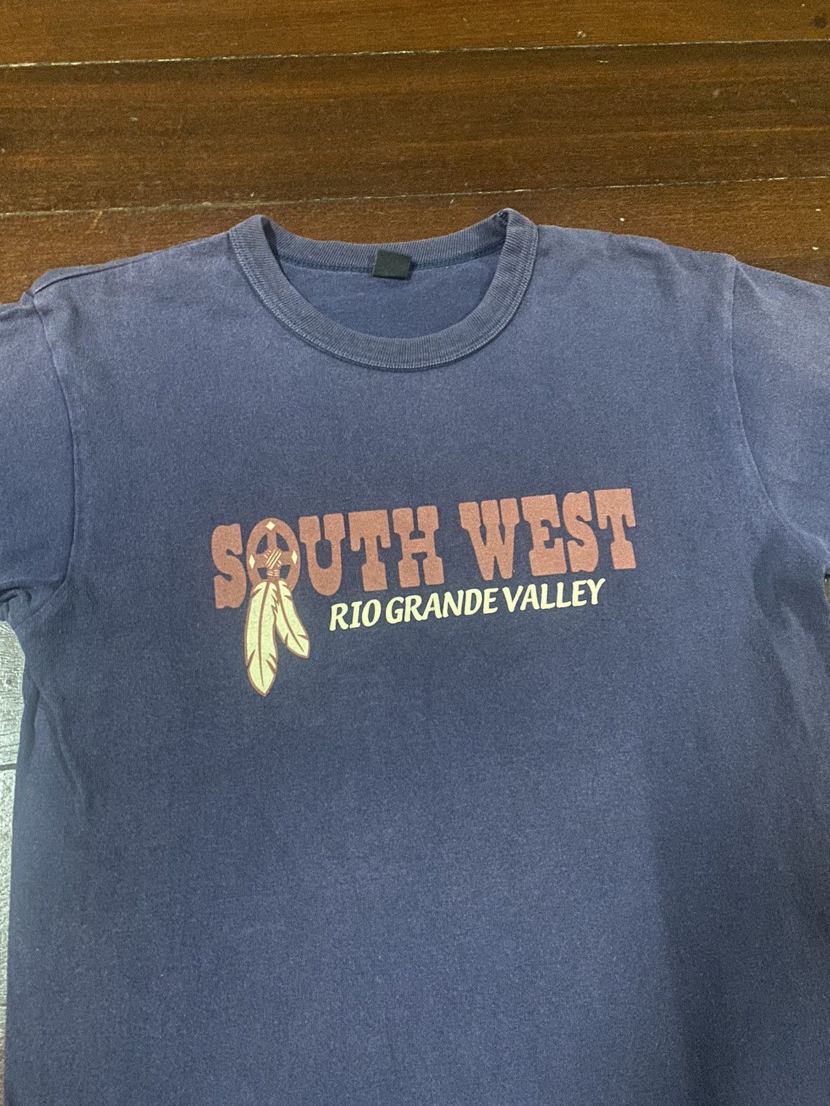 The Flat Head vintage inspired THE FLAT HEAD south west loop wheel tee Size US M / EU 48-50 / 2 - 5 Thumbnail