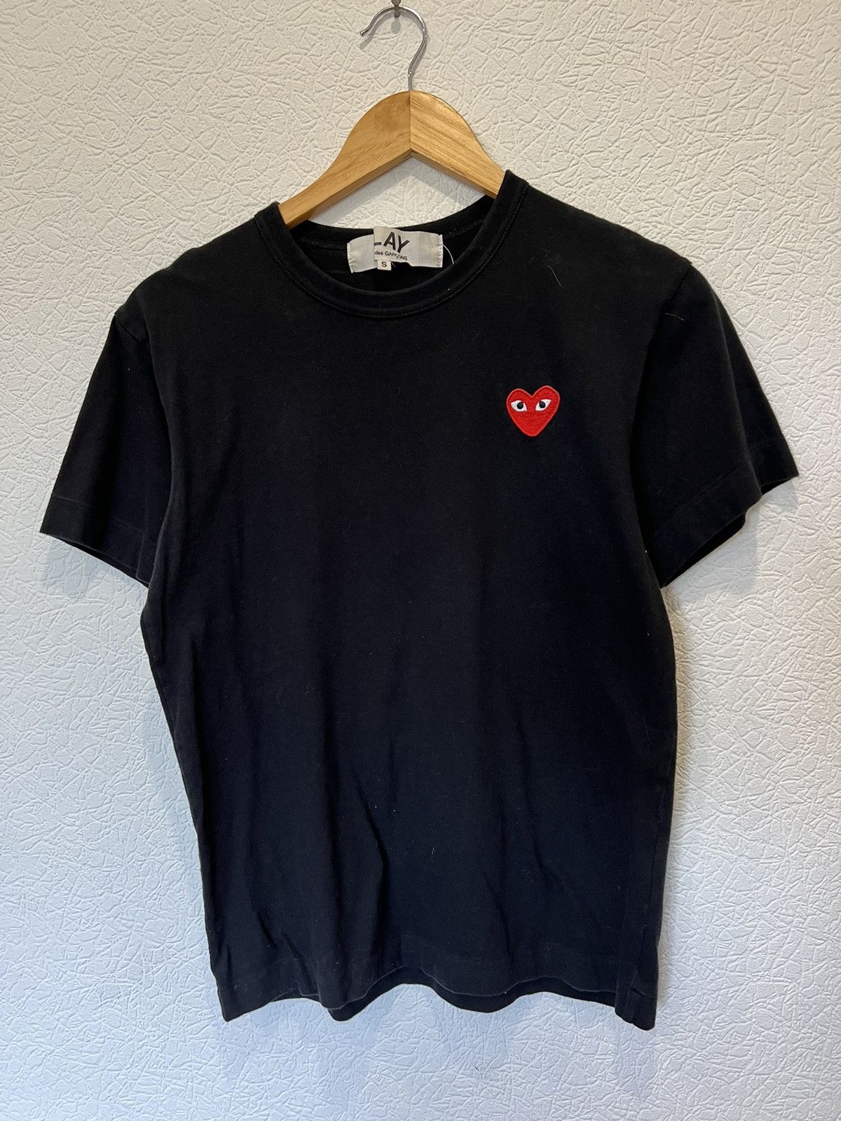 Comme des Garcons × Vintage Comme des Garcons PLAY Black T Shirt Size US S / EU 44-46 / 1 - 1 Thumbnail