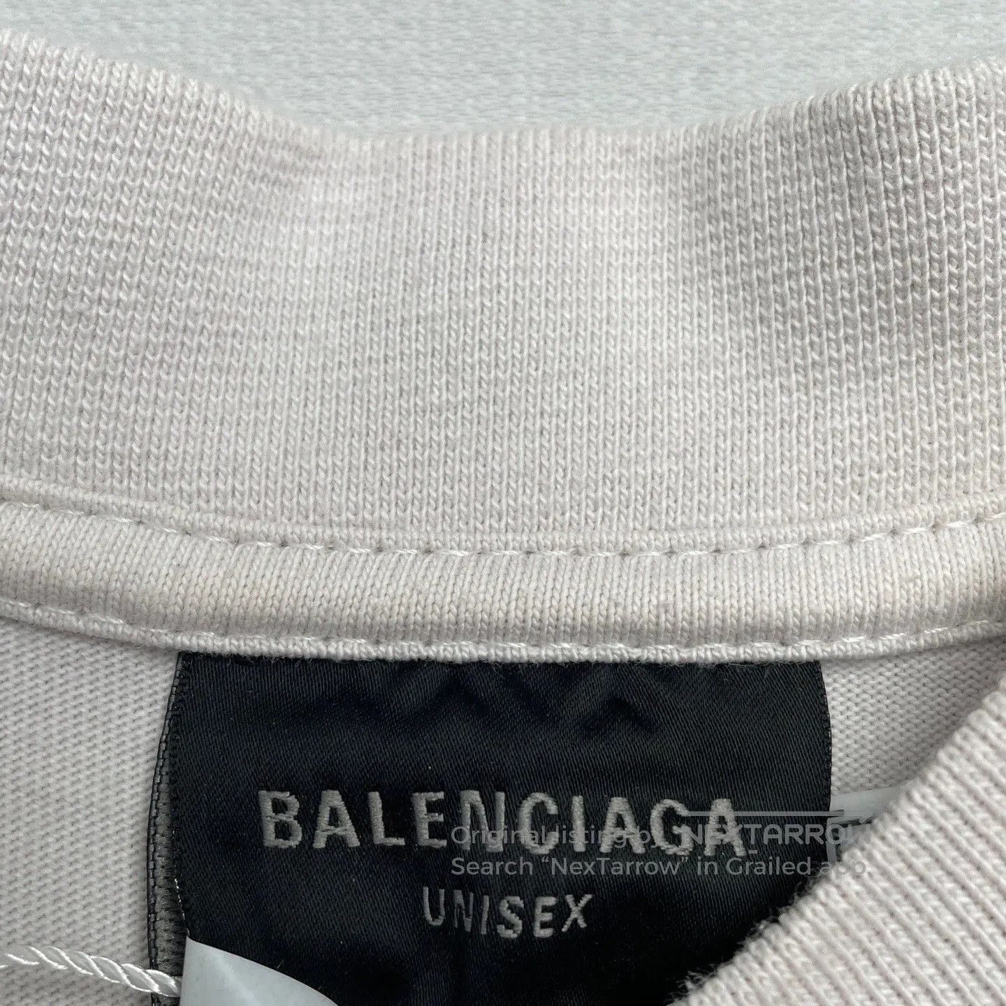 Balenciaga Balenciaga Off-White Gradient Logo T-Shirt. Size US M / EU 48-50 / 2 - 3 Thumbnail