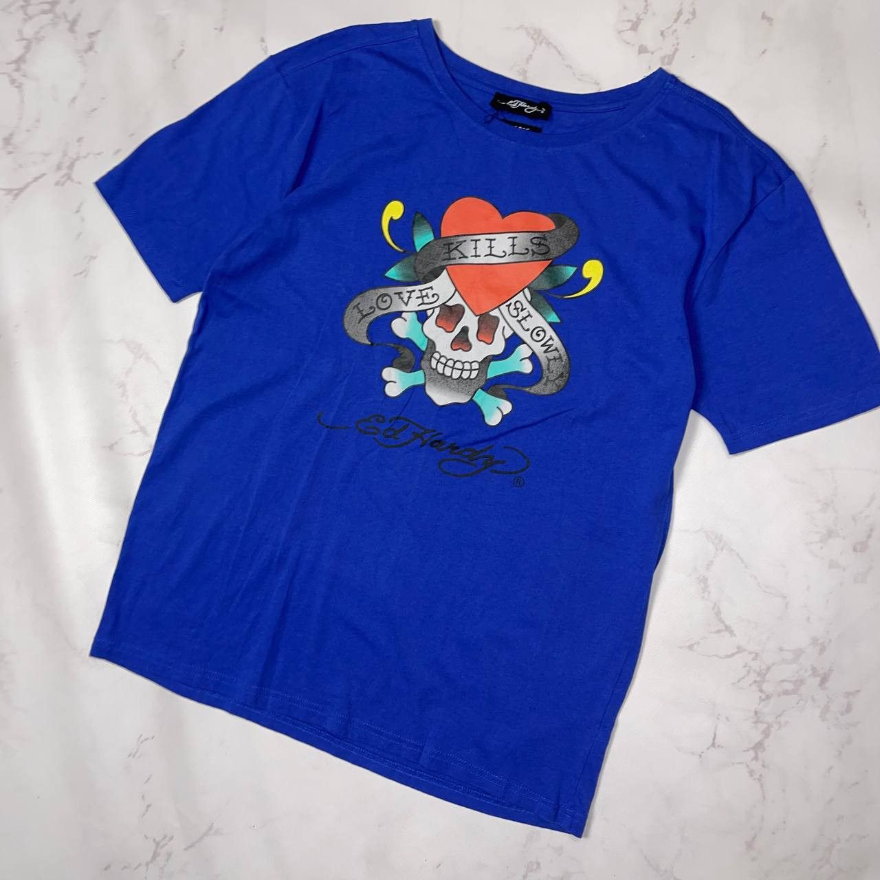 Ed Hardy Ed Hardy Y2K men’s big logo t shirt size Xl Size US XL / EU 56 / 4 - 3 Thumbnail