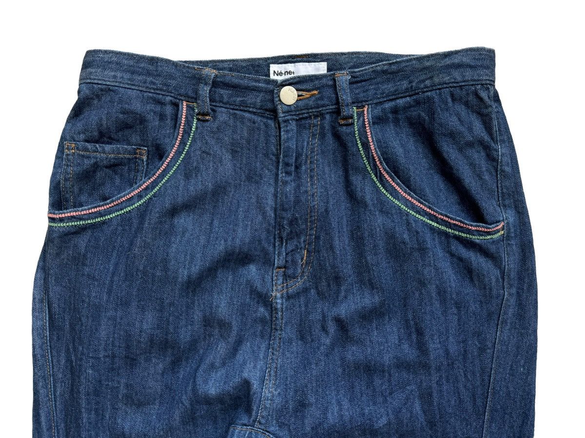 Issey Miyake × Japanese Brand × Ne-Net Vintage Issey Miyake Ne-Net Baggy Crotch Shorts Pants Size US 31 - 3 Thumbnail