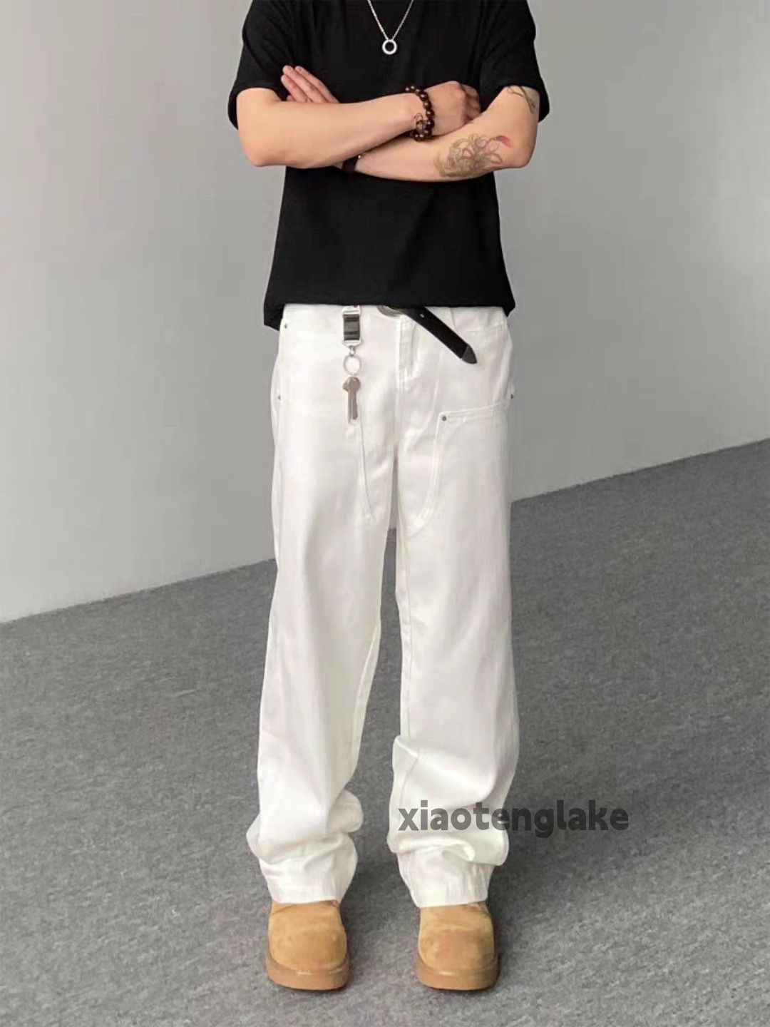 Vintage Unisex outdoor utility loose baggy hiphop cargo pants Size US 30 / EU 46 - 5 Thumbnail