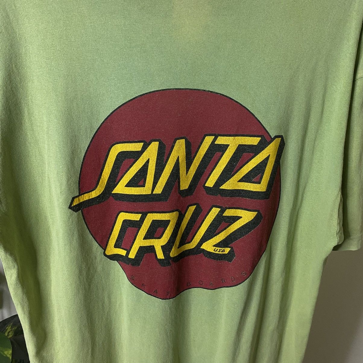 Santa Cruz Skateboards Vintage 1990s Santa Cruz Skateboards Belton Tag T Shirt Size US L / EU 52-54 / 3 - 2 Thumbnail