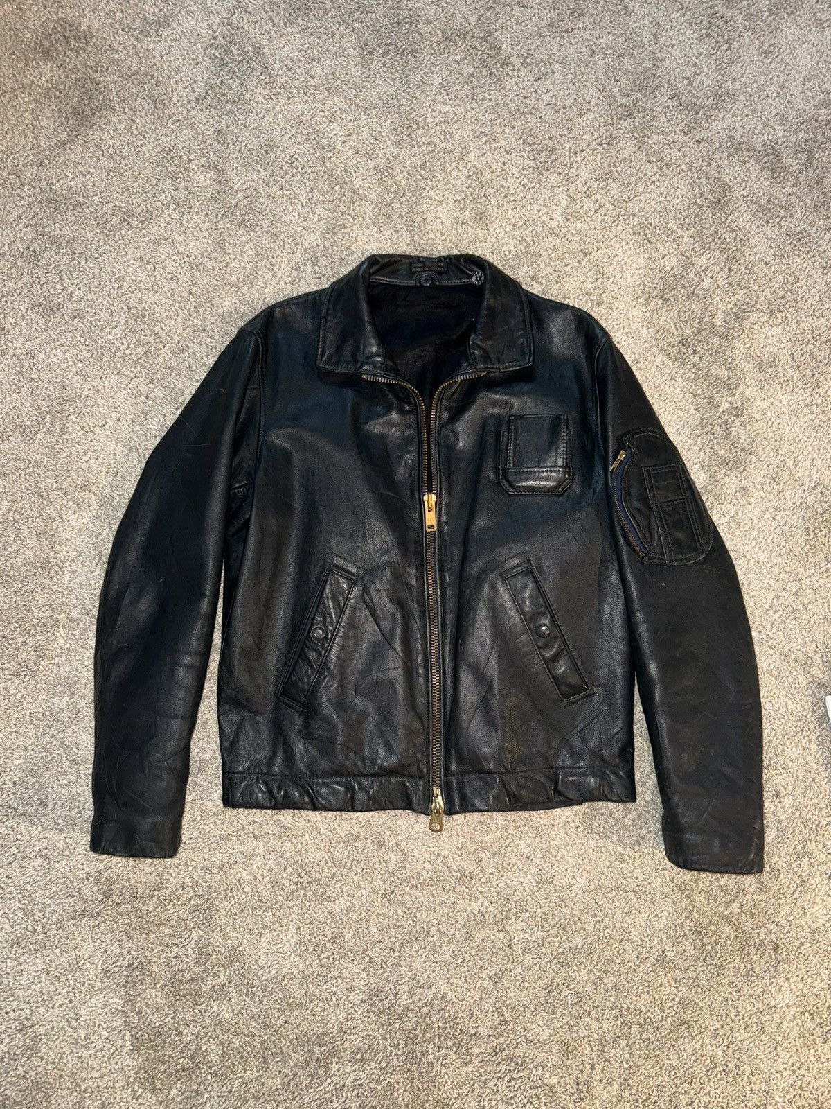 Vintage Vintage leather jacket 1970s Size US L / EU 52-54 / 3 - 2 Thumbnail