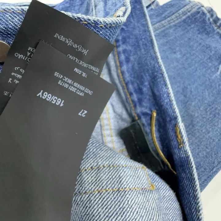 Saint Laurent Paris Saint Laurent SS21 Logo Five-Pocket Jeans -2507 Size 27" / US 4 / IT 40 - 3 Thumbnail
