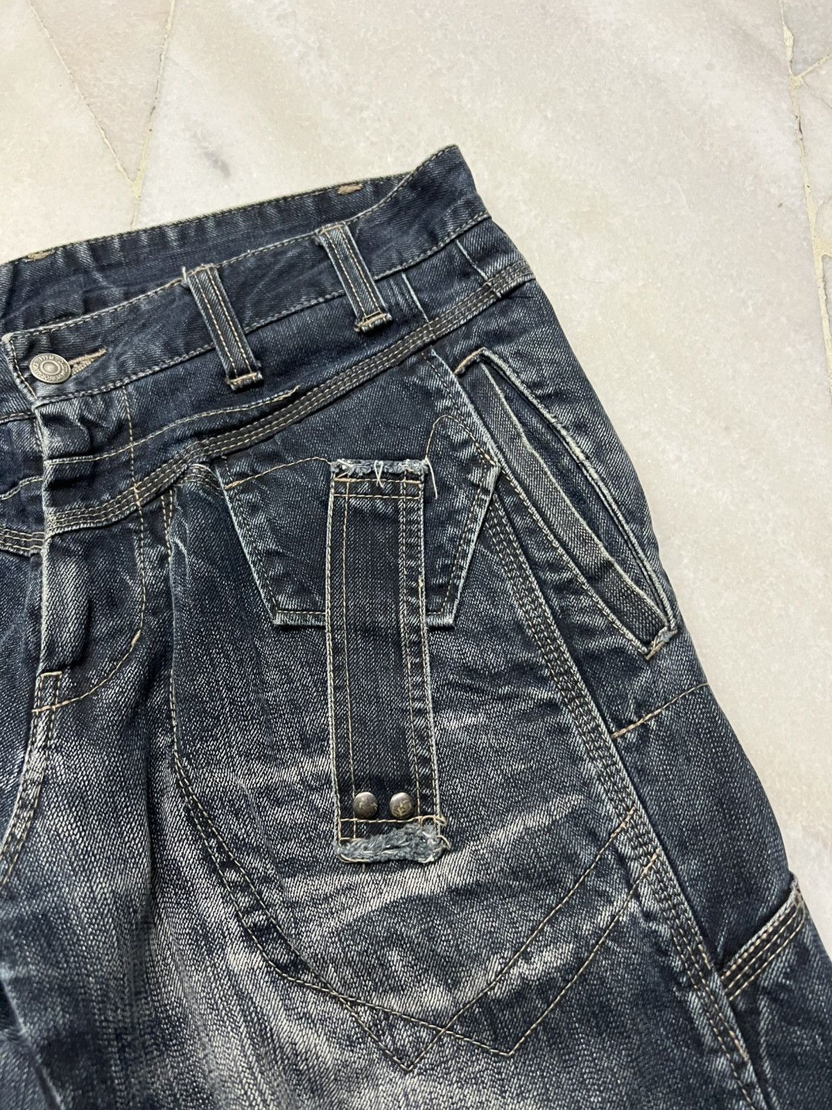 PPFM 🌈Insane PPFM Booze & Pills & Powders Multipocket Punk Jean Size US 34 / EU 50 - 15 Thumbnail