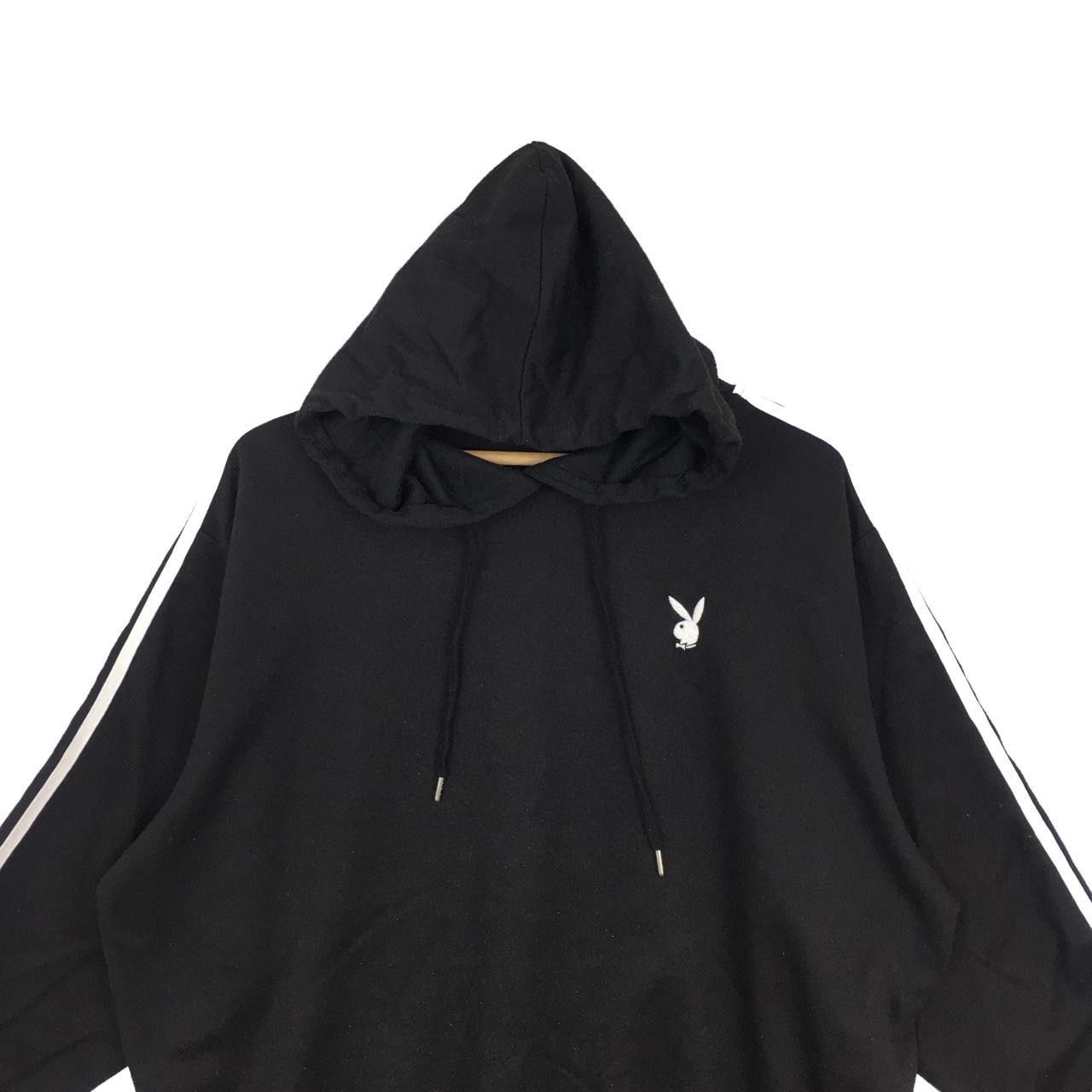 Vintage Vtg PLAYBOY BUNNY COLLECTION Pullover Hoodie Black Size M / US 6-8 / IT 42-44 - 2 Thumbnail