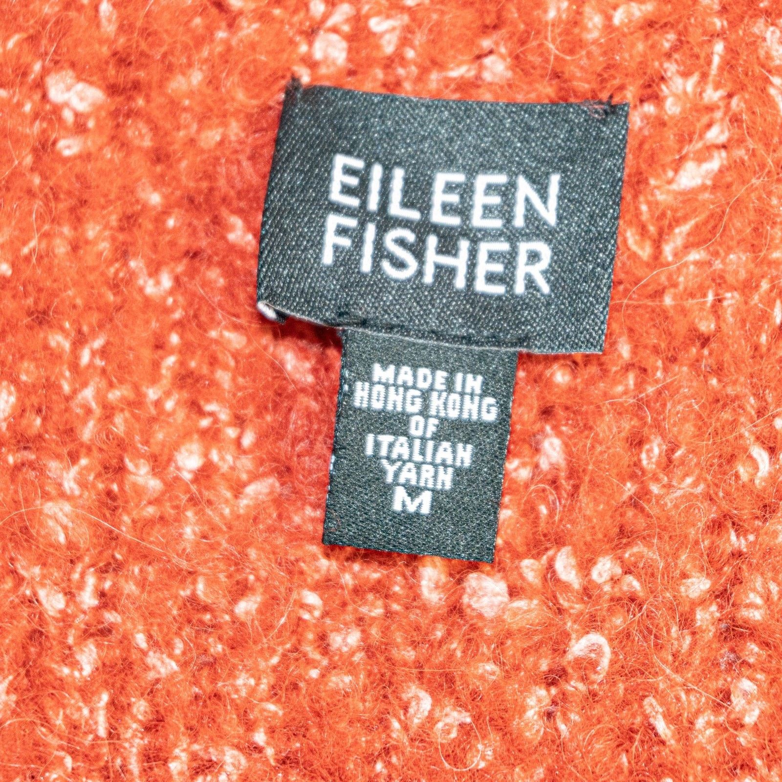 Eileen Fisher EILEEN FISHER Boucle tweed Coat Alpaca Wool Burned Orange M Size M / US 6-8 / IT 42-44 - 3 Thumbnail