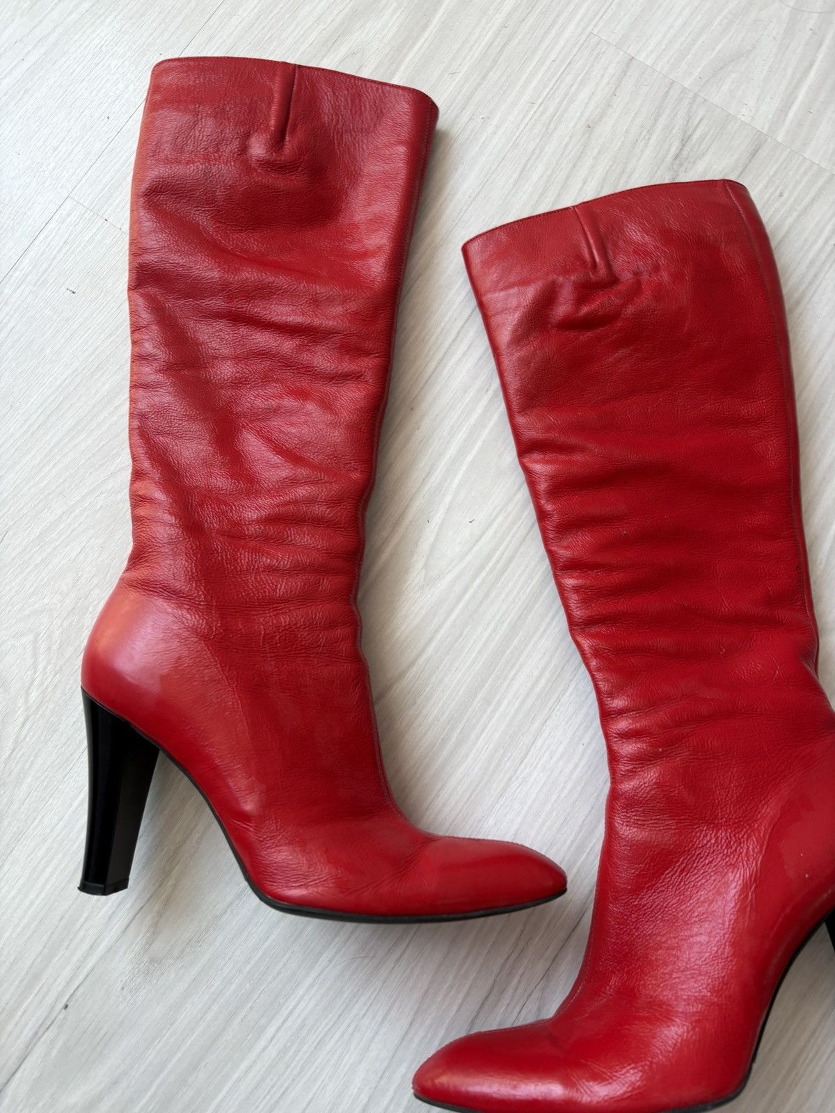 Vintage y2k leather boots Size US 7.5 / IT 37.5 - 6 Thumbnail