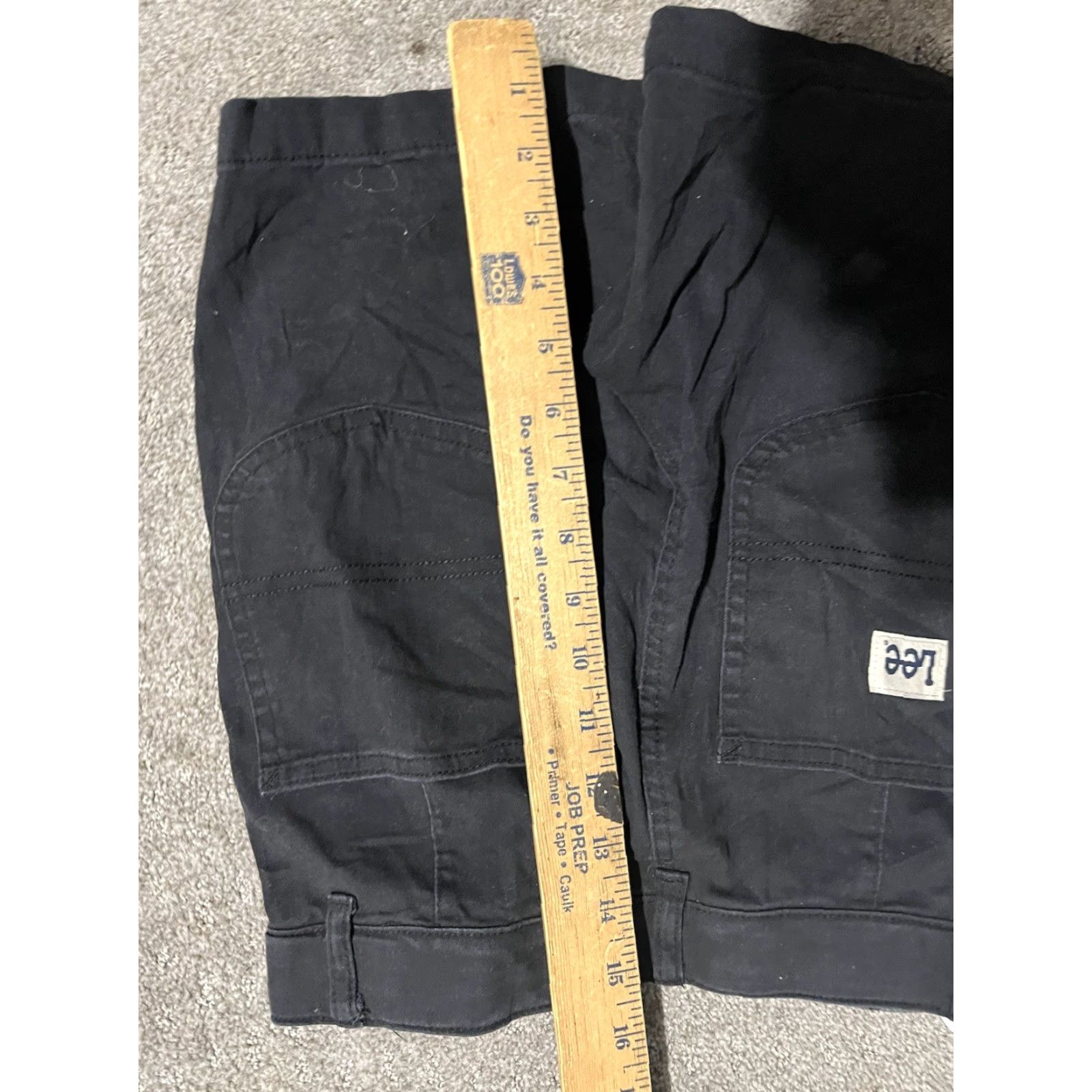 Lee VINTAGE Lee Women's Casual Shorts Relaxed Fit High Rise Black Size 4 Cotton Spandex Size 27" / US 4 / IT 40 - 5 Thumbnail