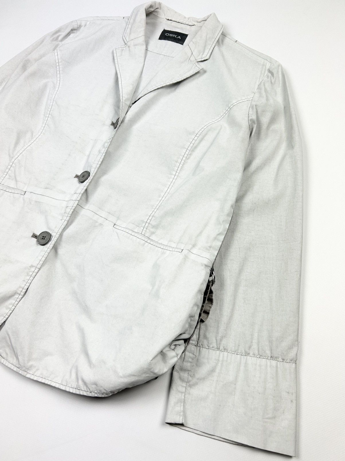 Japanese Brand × OSKA Oska Avant Garde Japan Style Y2K blazer jacket Size L / US 10 / IT 46 - 6 Thumbnail