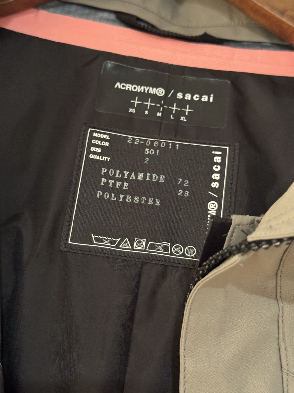 Acronym × Sacai Sac-j6011 cropped jacket- alpha green SIZE 2 Size US M / EU 48-50 / 2 - 5 Thumbnail