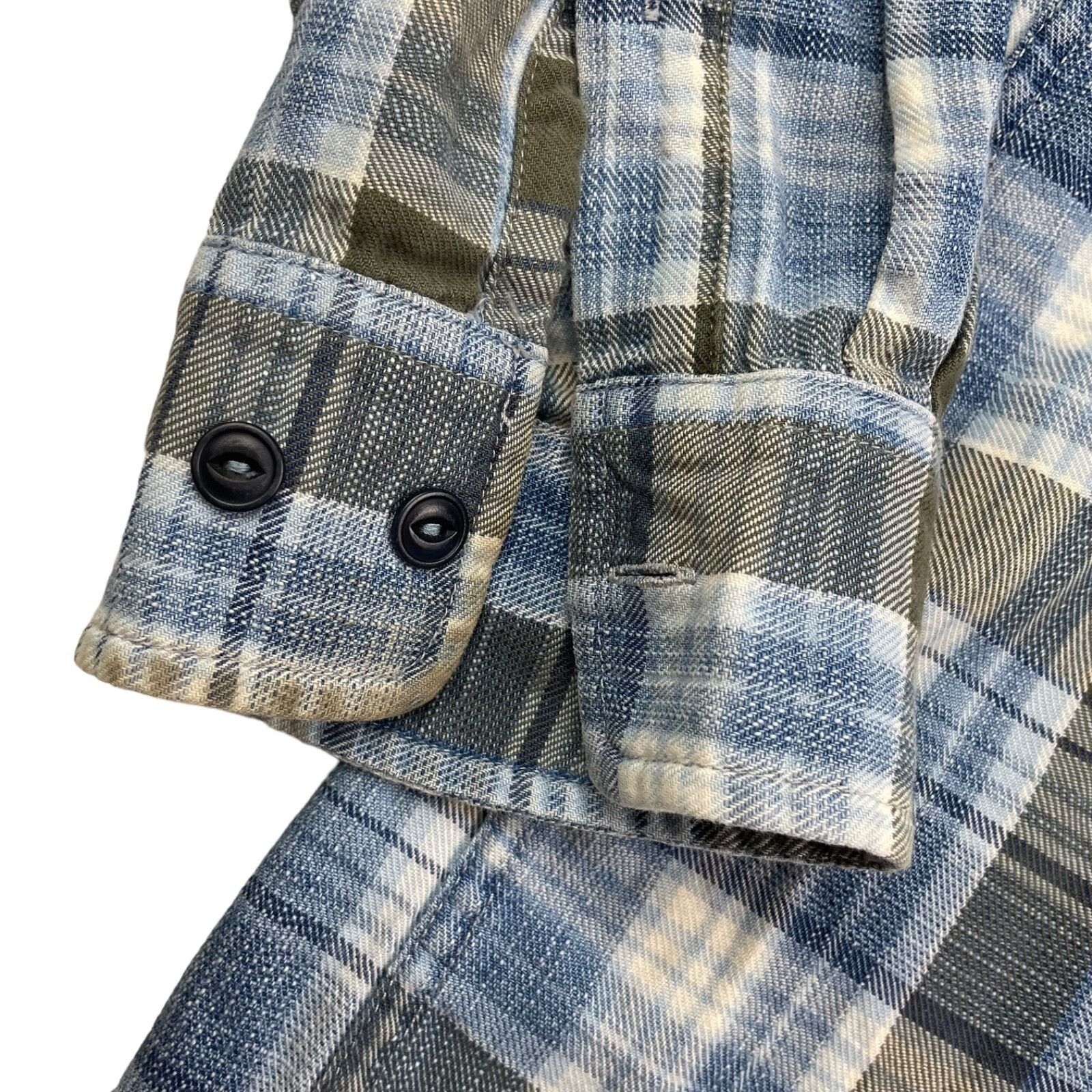 Orvis Orvis Men's 100% Cotton Active Fit L/S Work Shirt Indigo Blu Size US XL / EU 56 / 4 - 9 Thumbnail