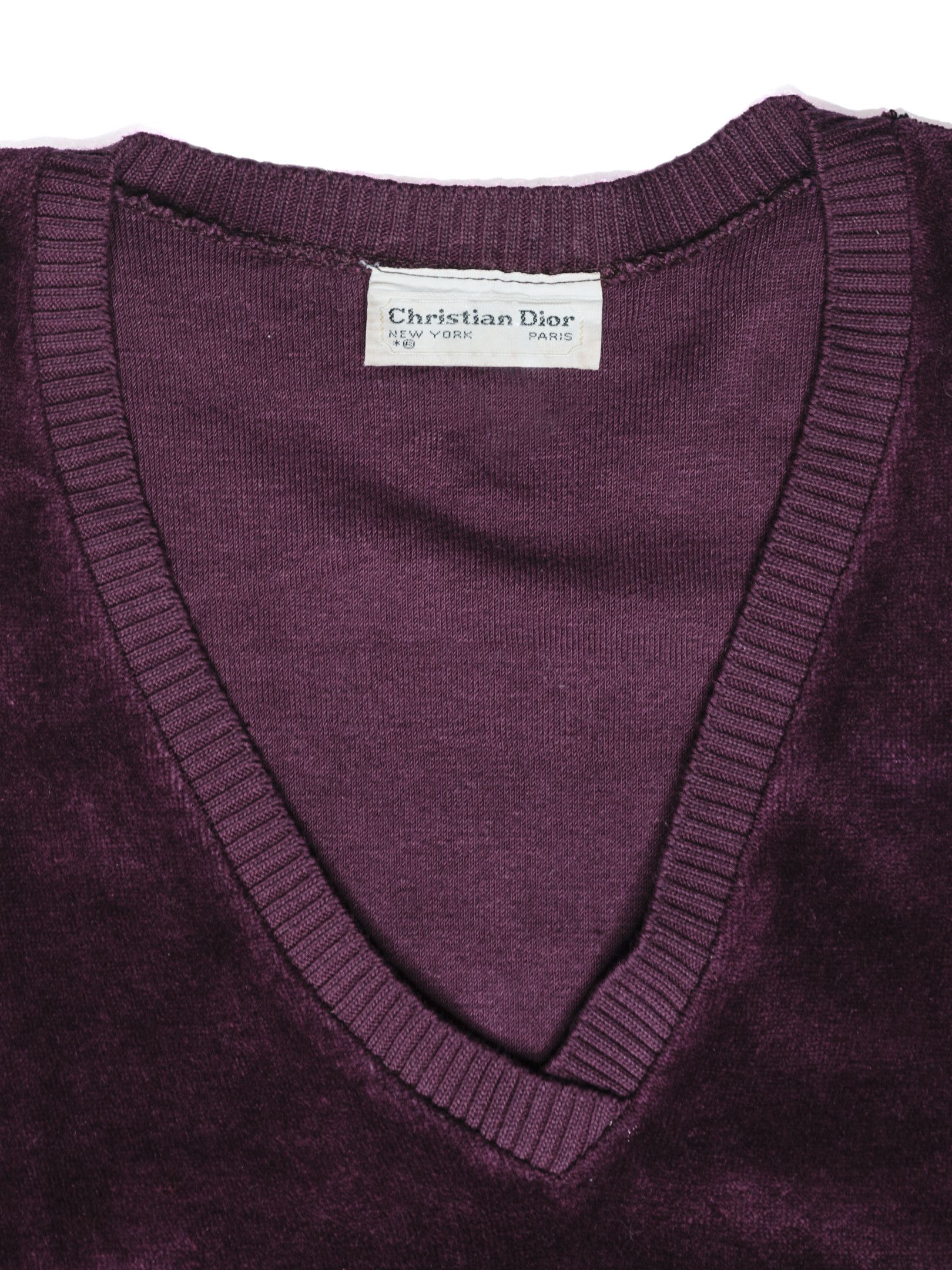 Dior Vintage 70s Christian Dior Velour Sweater Size US M / EU 48-50 / 2 - 2 Thumbnail