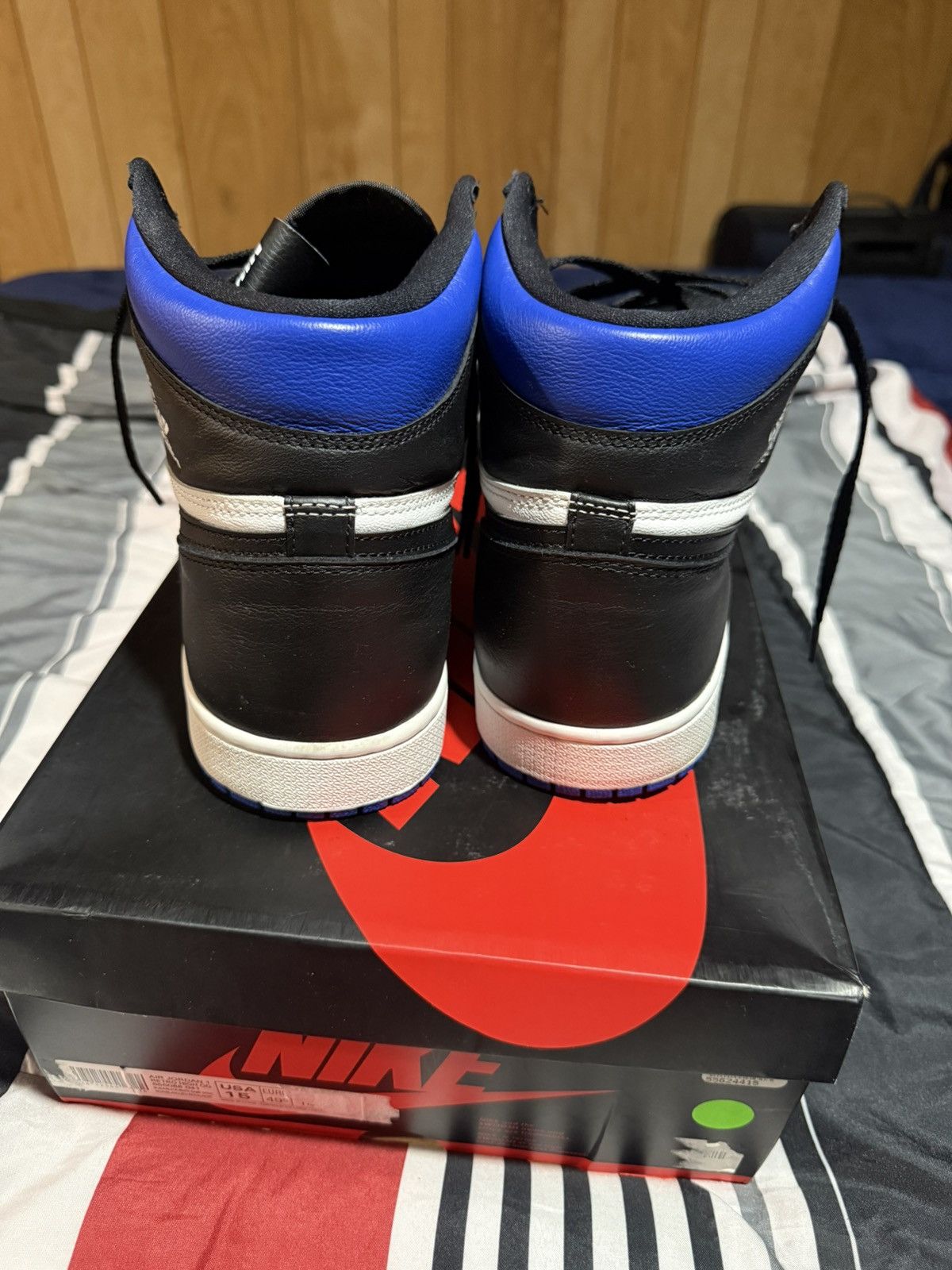Jordan Brand Size 15 - Jordan 1 Retro High OG Royal Toe 2020 Size US 15 / EU 48 - 6 Thumbnail
