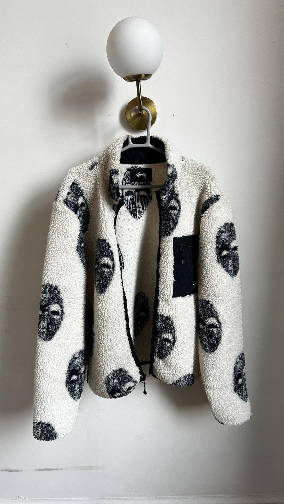 Stussy Stussy Jacquard Sherpa Jacket XL Size US XL / EU 56 / 4 - 6 Thumbnail