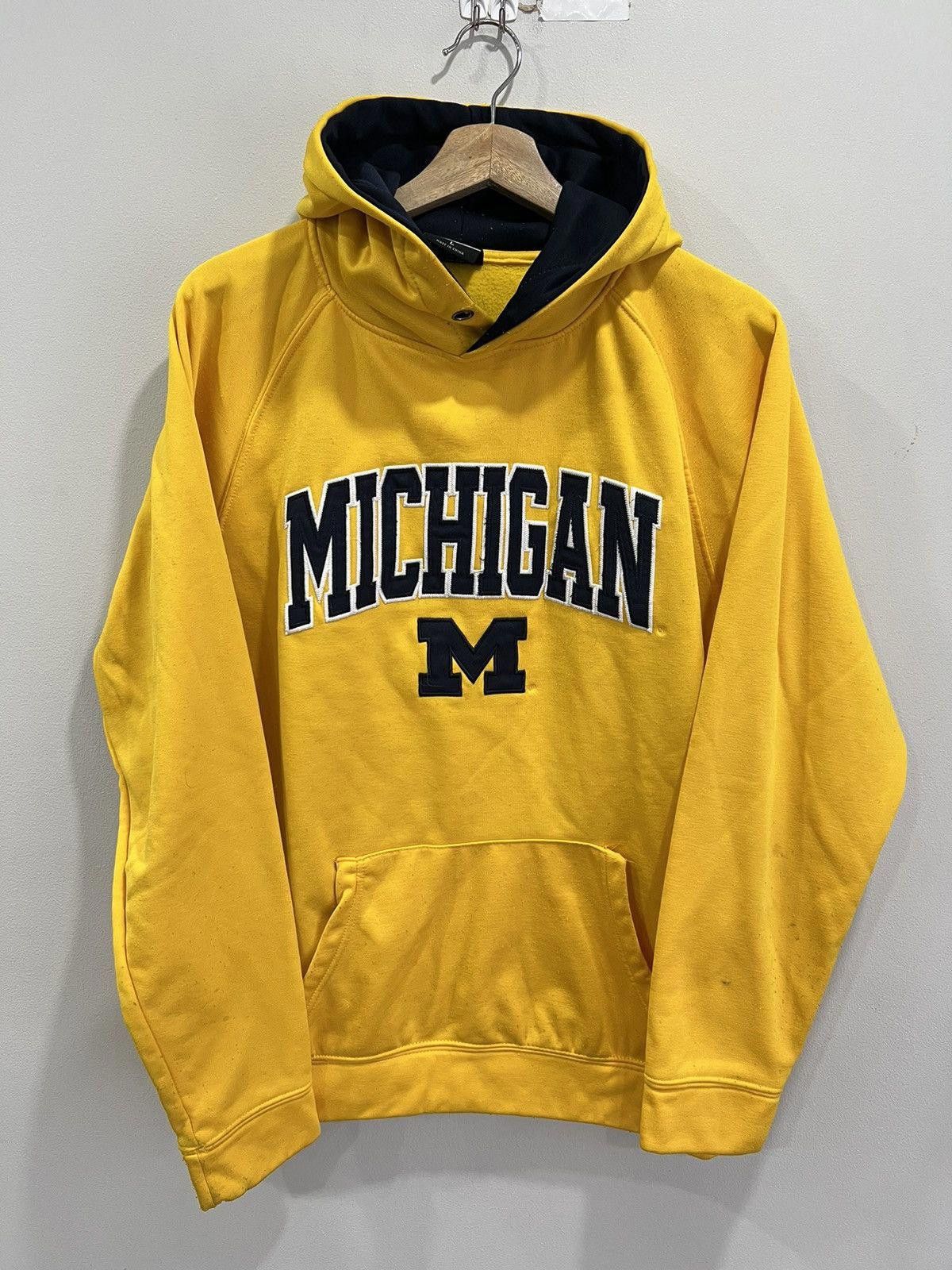 Vintage Vintage Y2K Michigan Hoodie spellout Size US L / EU 52-54 / 3 - 1 Thumbnail