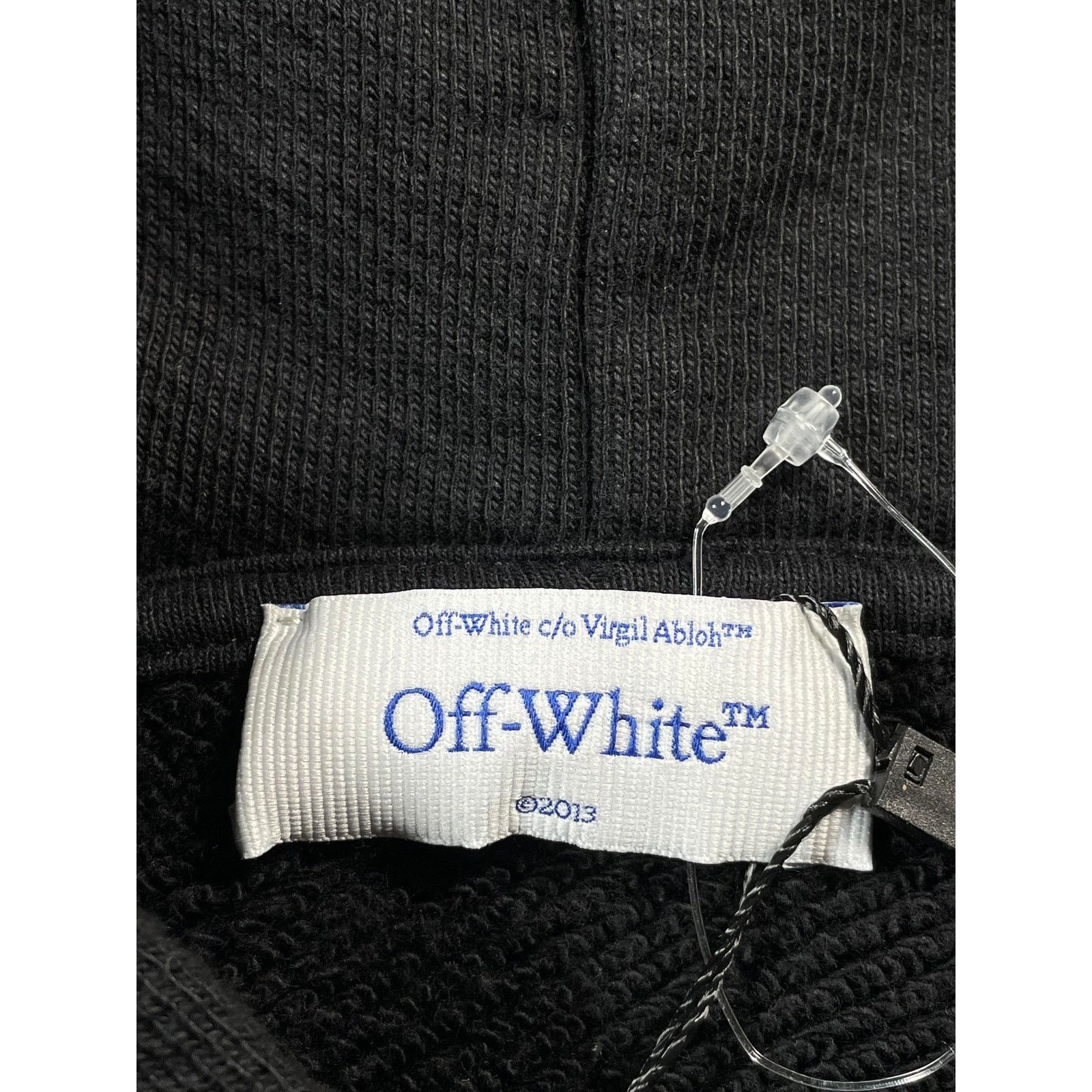Off-White Off White Embroidered Black Hoodie Size US M / EU 48-50 / 2 - 6 Thumbnail