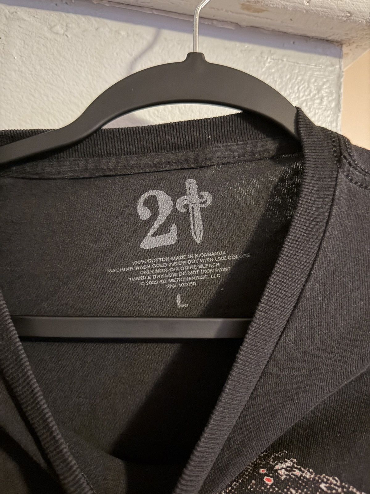 Other 21 Savage Its all a Blur Tour Merch tee Size US L / EU 52-54 / 3 - 3 Thumbnail