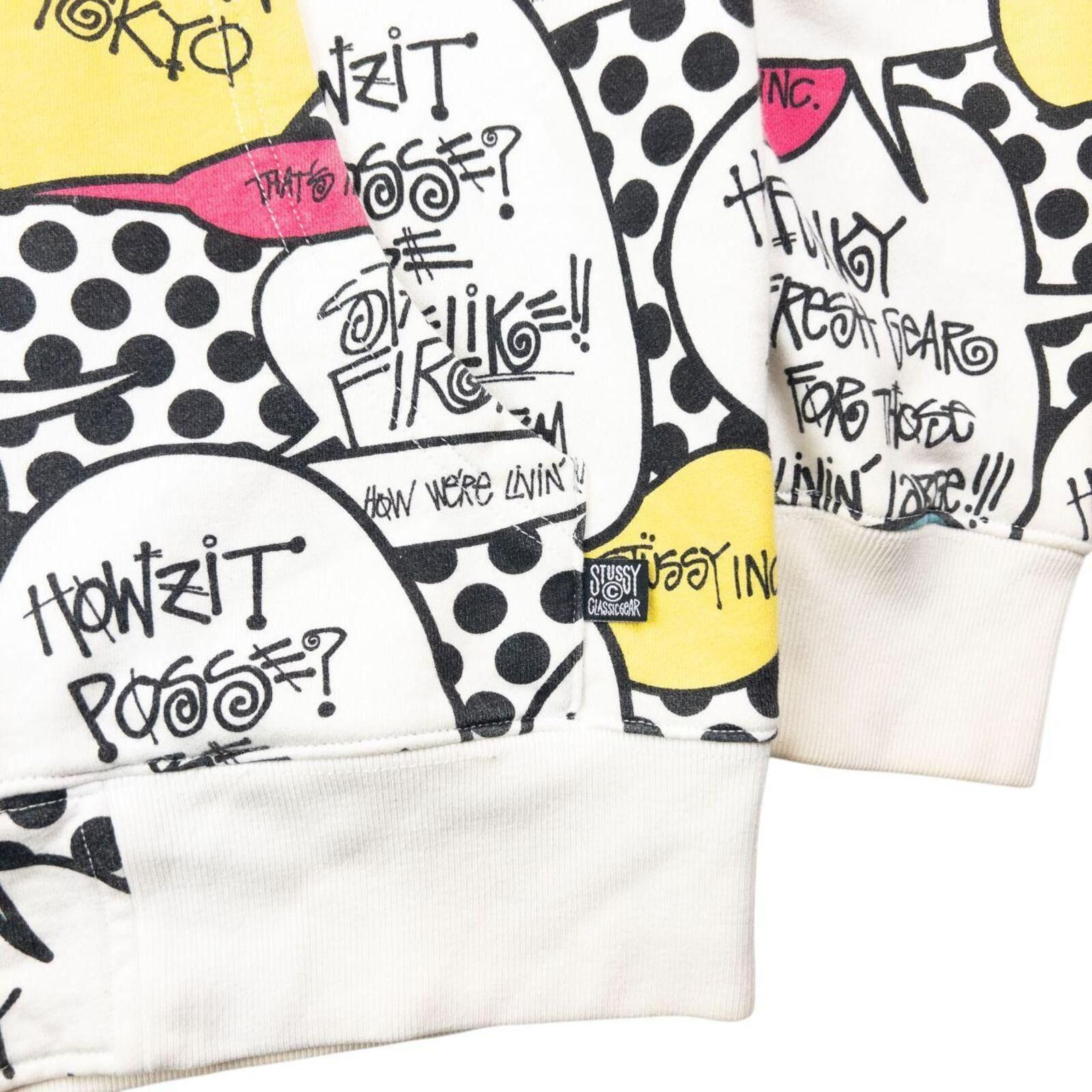 Stussy Vintage 2000s Stussy Speech Bubble Zip Up Hoodie Size L Size US L / EU 52-54 / 3 - 6 Thumbnail
