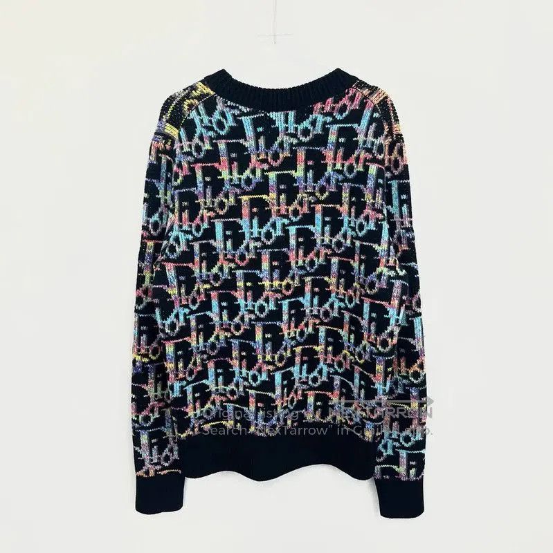 Dior Dior Black Graphic Pullover Sweater . Size XS / US 0-2 / IT 36-38 - 2 Thumbnail