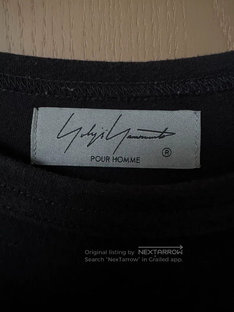 Yohji Yamamoto Yohji Yamamoto Black portrait short sleeve Size US L / EU 52-54 / 3 - 3 Thumbnail