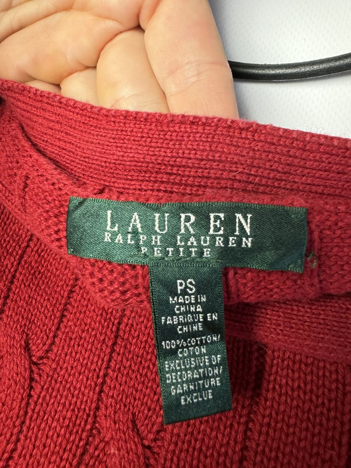 Lauren Ralph Lauren × Vintage Lauren Ralph Lauren Knit Sweater size S Size S / US 4 / IT 40 - 6 Thumbnail