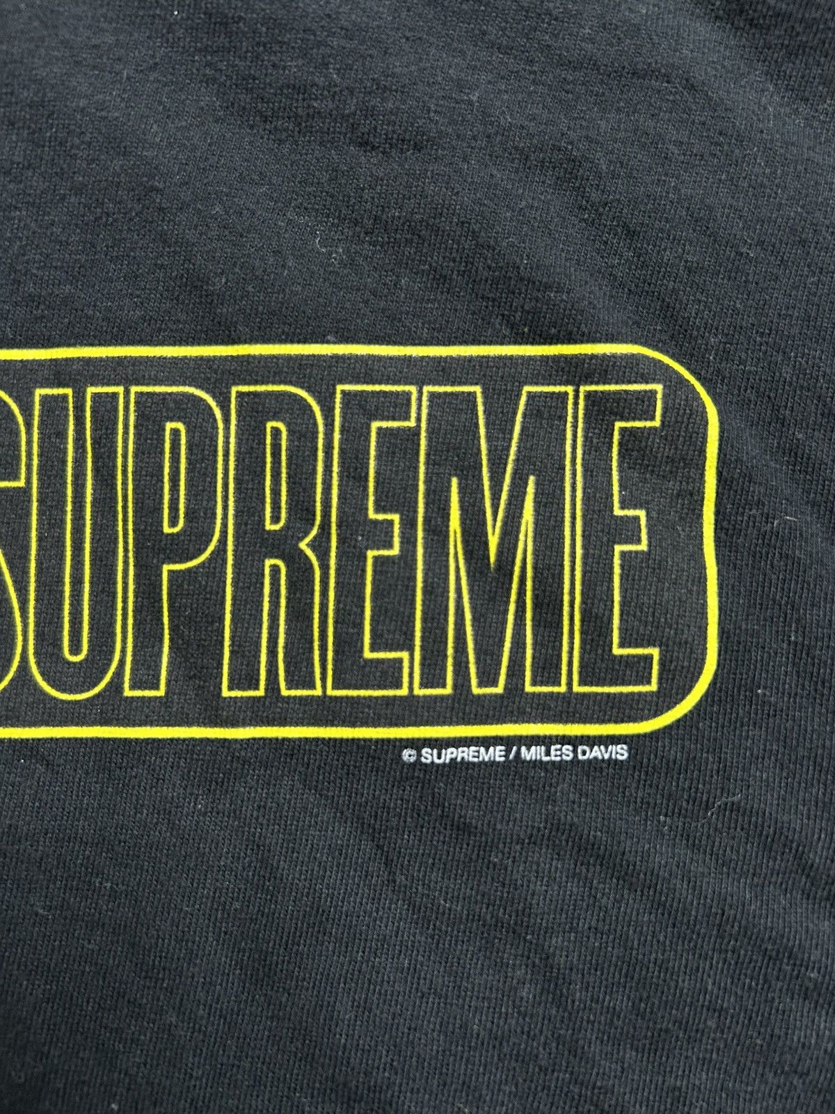 Supreme Supreme Miles Davis Tee Black Made in USA Size US M / EU 48-50 / 2 - 4 Thumbnail