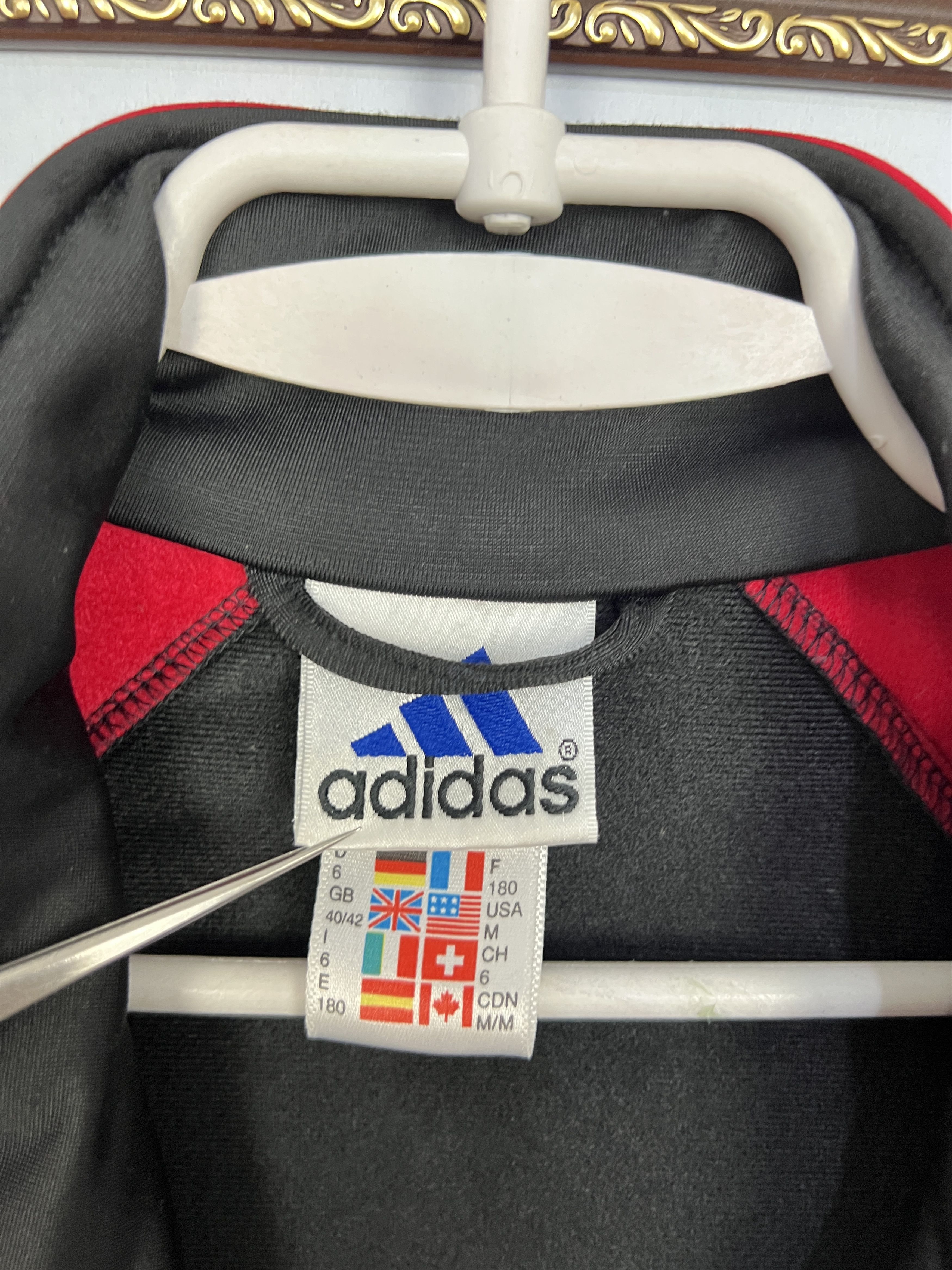 Adidas Vintage 90's Adidas Standard Liege Football Jacket Soccer Size US M / EU 48-50 / 2 - 7 Thumbnail