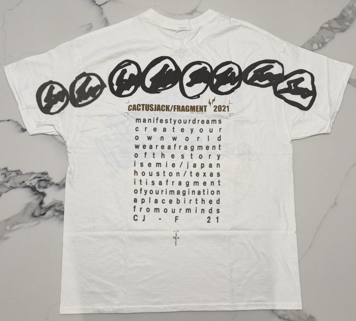 Travis Scott Travis Scott Cactus Jack x Fragment Manifest Shirt Sz XL NEW Size US XL / EU 56 / 4 - 2 Thumbnail