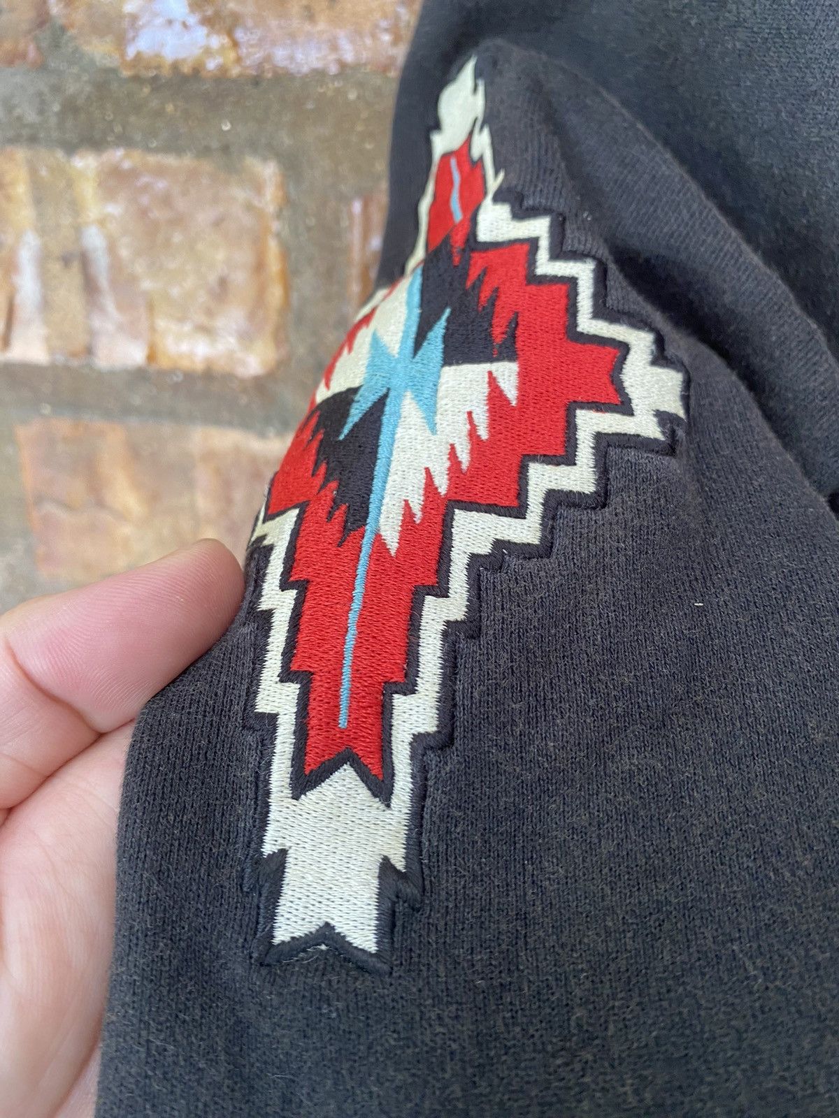 Japanese Brand 1990s Gemstone embroidered Ortega Japanese Native Size US S / EU 44-46 / 1 - 7 Thumbnail