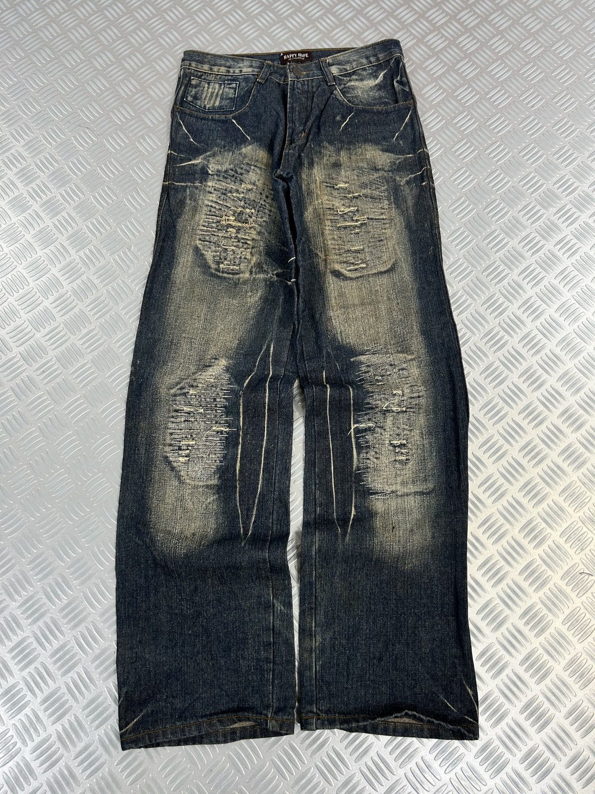 Japanese Brand × Vintage Vintage Faded Relaxed y2k Japanese Jeans 2000s Size US 38 / EU 54 - 2 Thumbnail