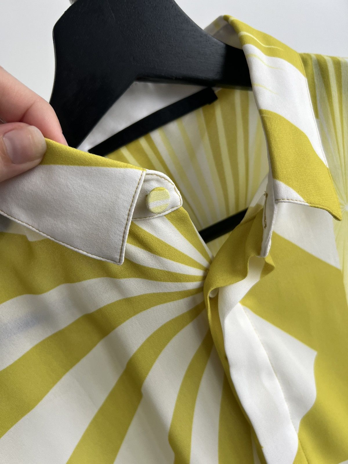 Haider Ackermann SS19 Yellow Patterned Shirt Size US S / EU 44-46 / 1 - 3 Thumbnail