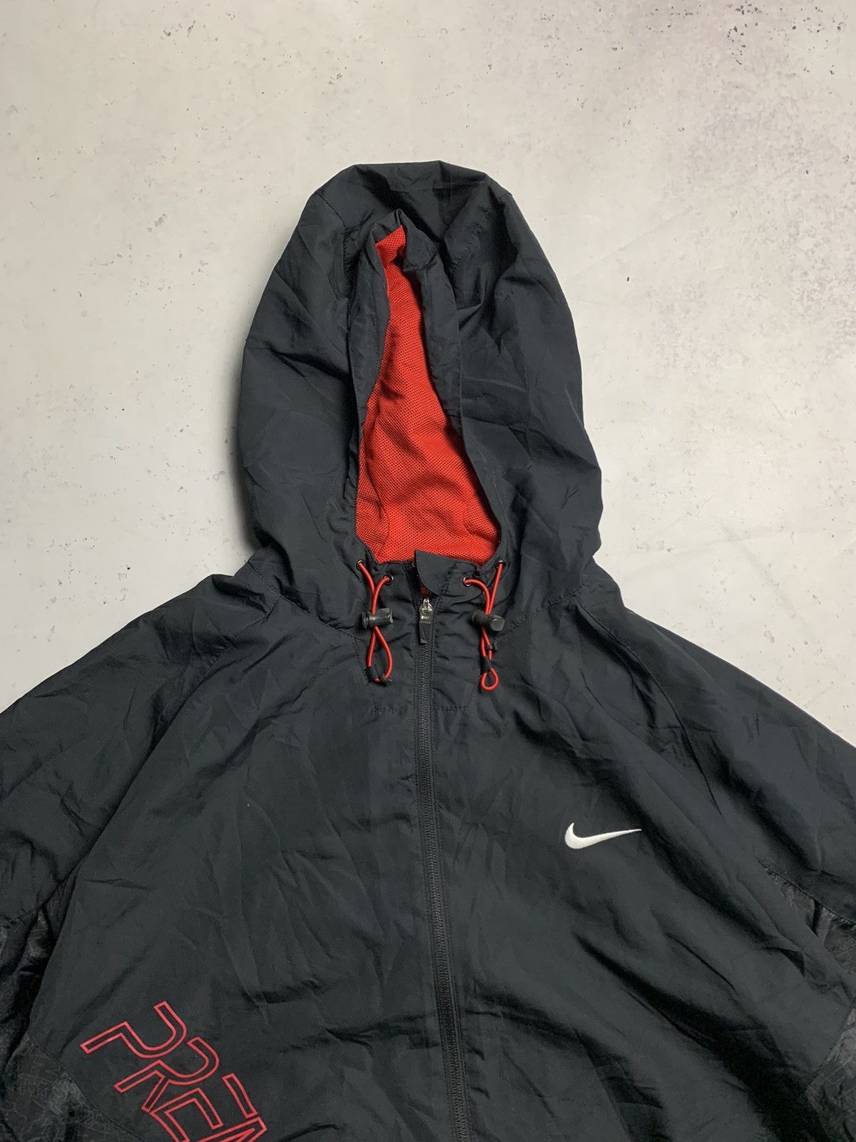 Nike Vintage Nike Swoosh Premier Nylon Jacket XL Size US XL / EU 56 / 4 - 5 Thumbnail