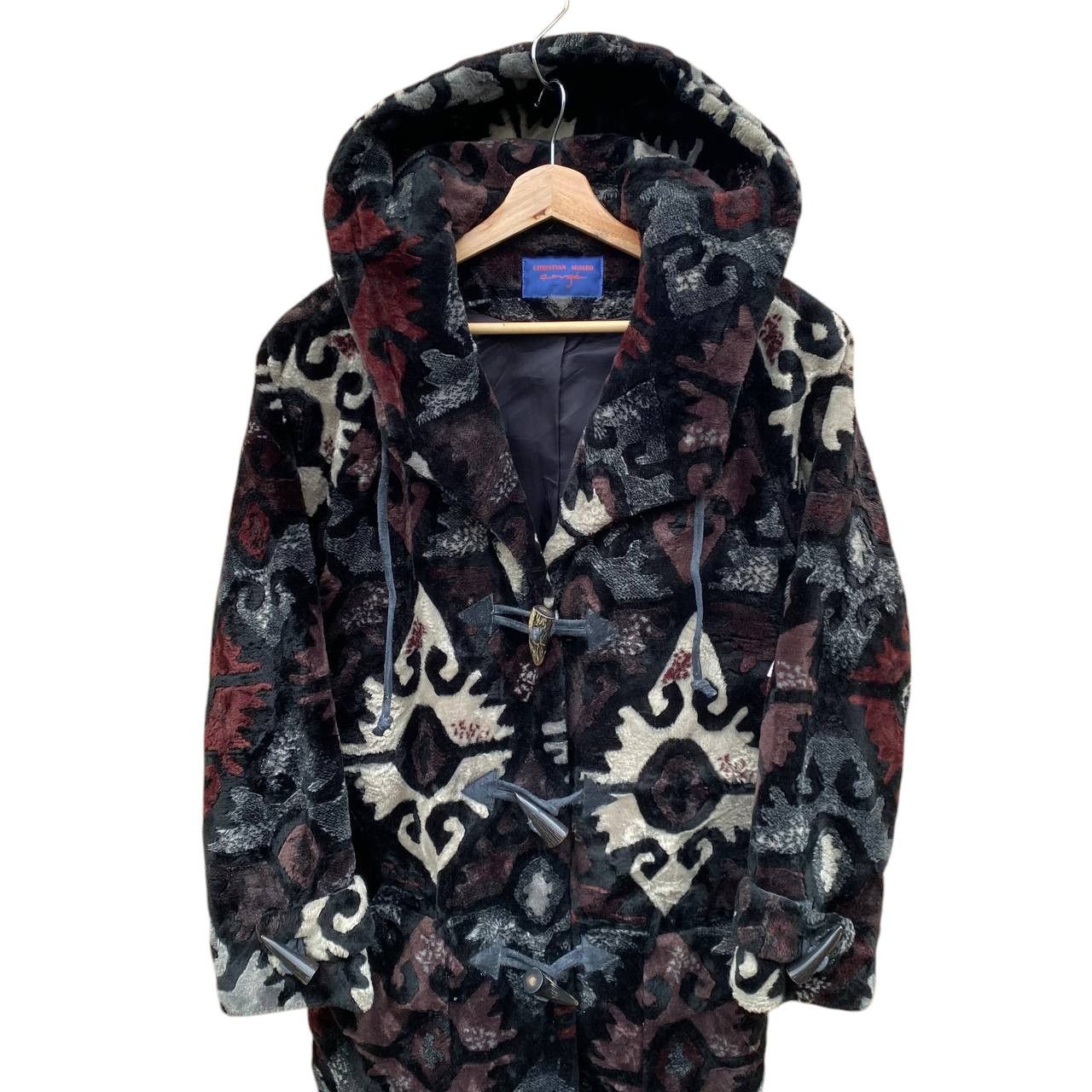 Japanese Brand CHRISTIAN AUJARD DUFFLE COAT FOR WOMEN Size L / US 10 / IT 46 - 4 Thumbnail