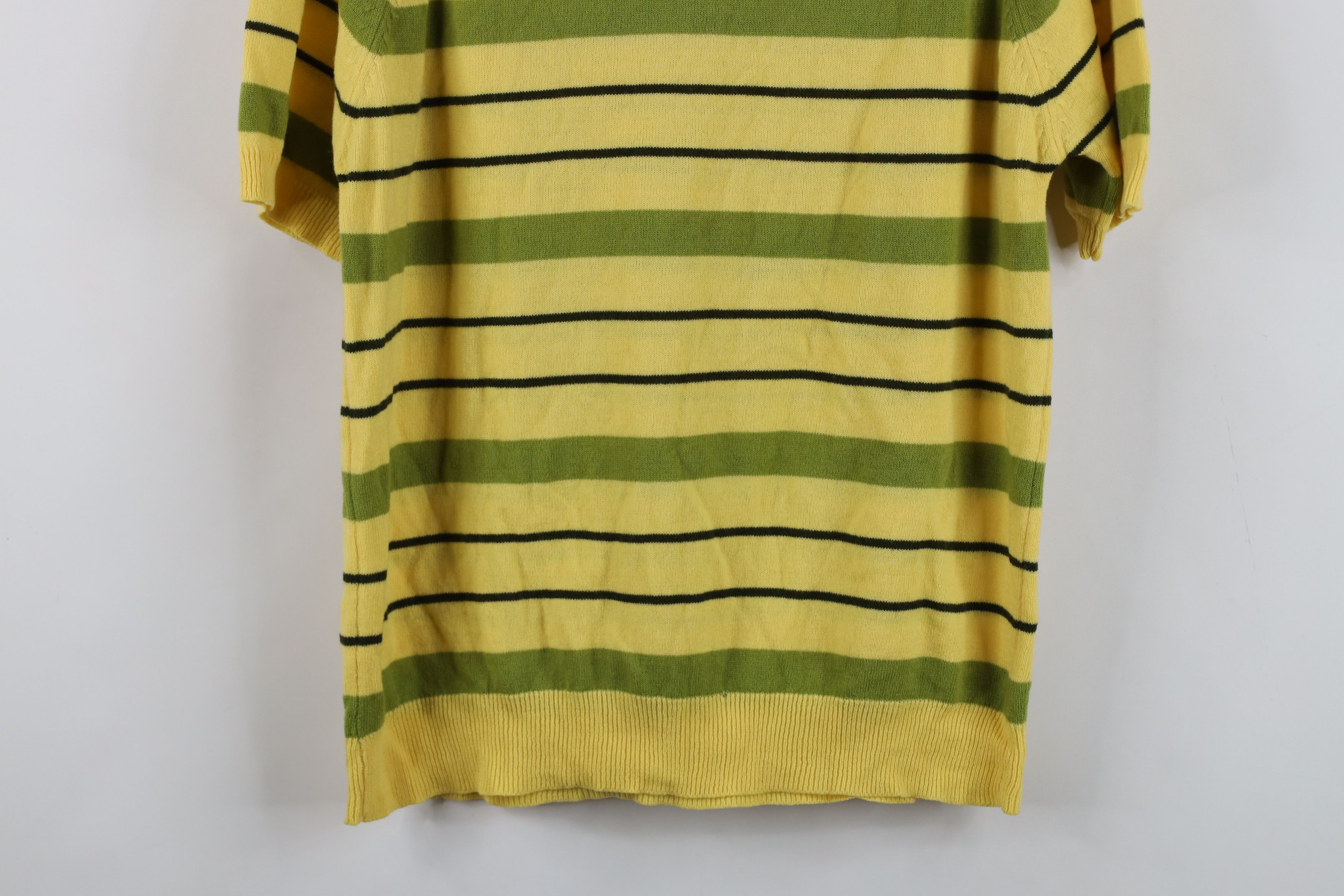 Vintage Vintage 60s Mid Century Modern MCM Knit Short Sleeve Sweater Size M / US 6-8 / IT 42-44 - 11 Thumbnail