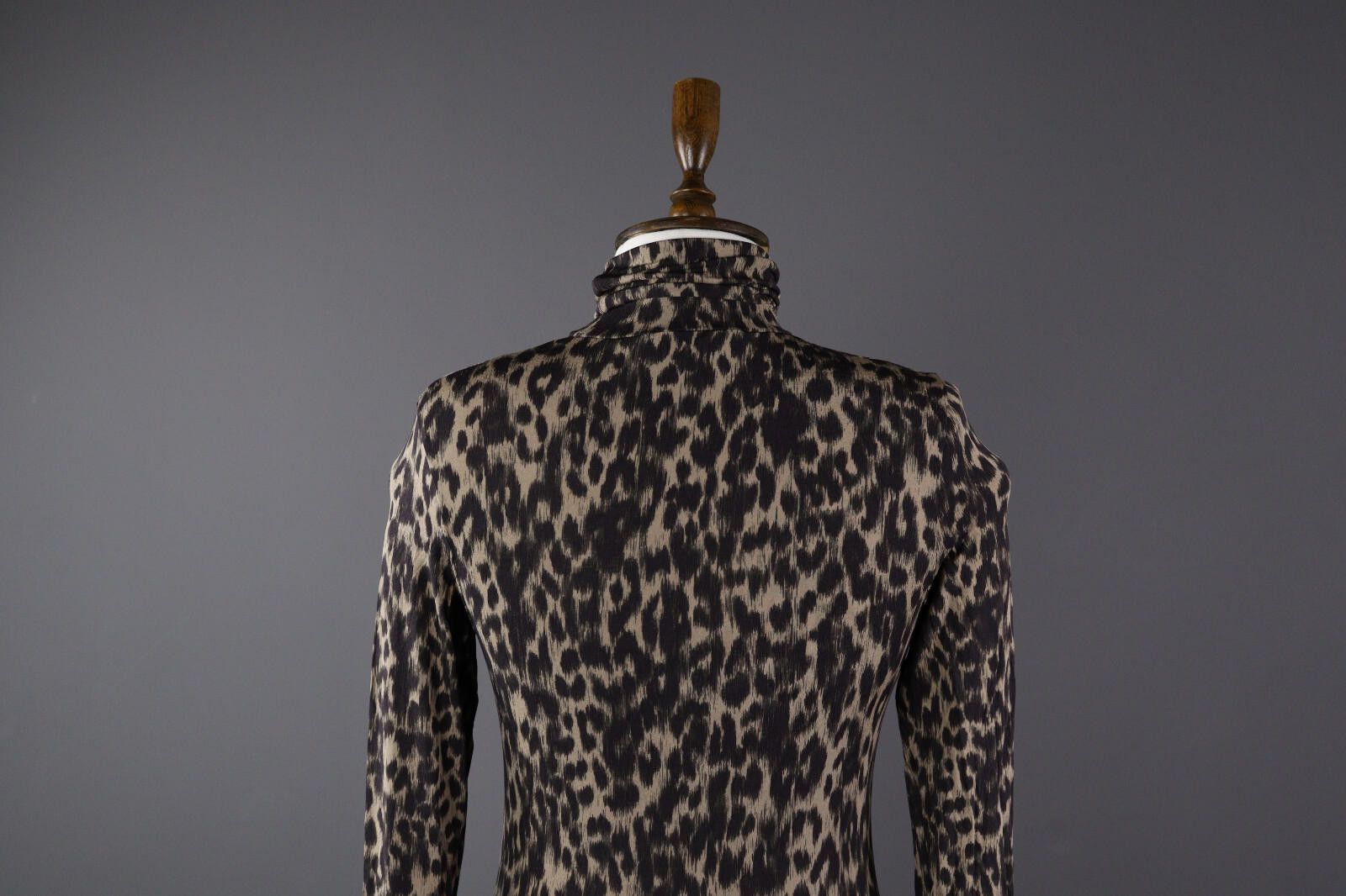 Designer Marc Cain Leopard Print Summer Party Mini Dress Size 1 Size M / US 6-8 / IT 42-44 - 6 Thumbnail