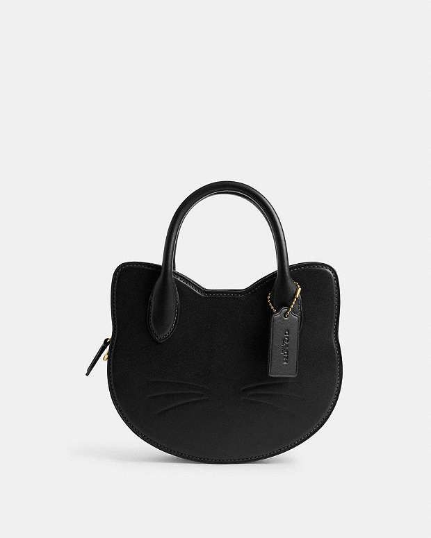 Coach Coach Halloween Cat Crossbody Bag NWT CW615 Black Multi Size ONE SIZE - 1 Thumbnail