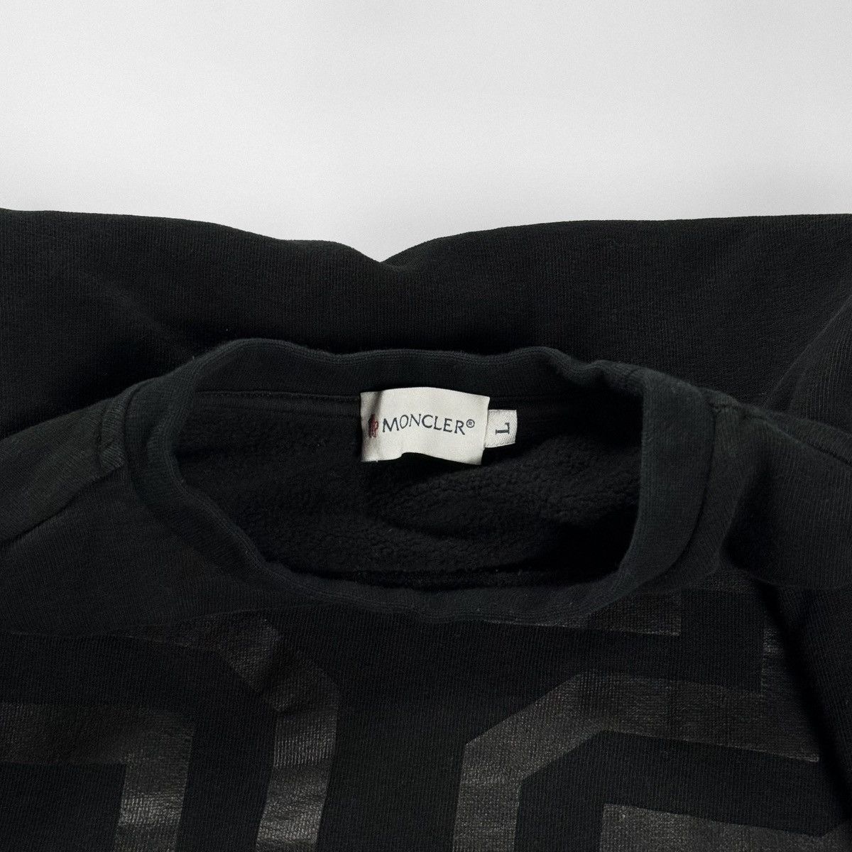 Moncler Moncler Maglia Girocollo 52 Logo Sweatshirt Size US M / EU 48-50 / 2 - 4 Thumbnail