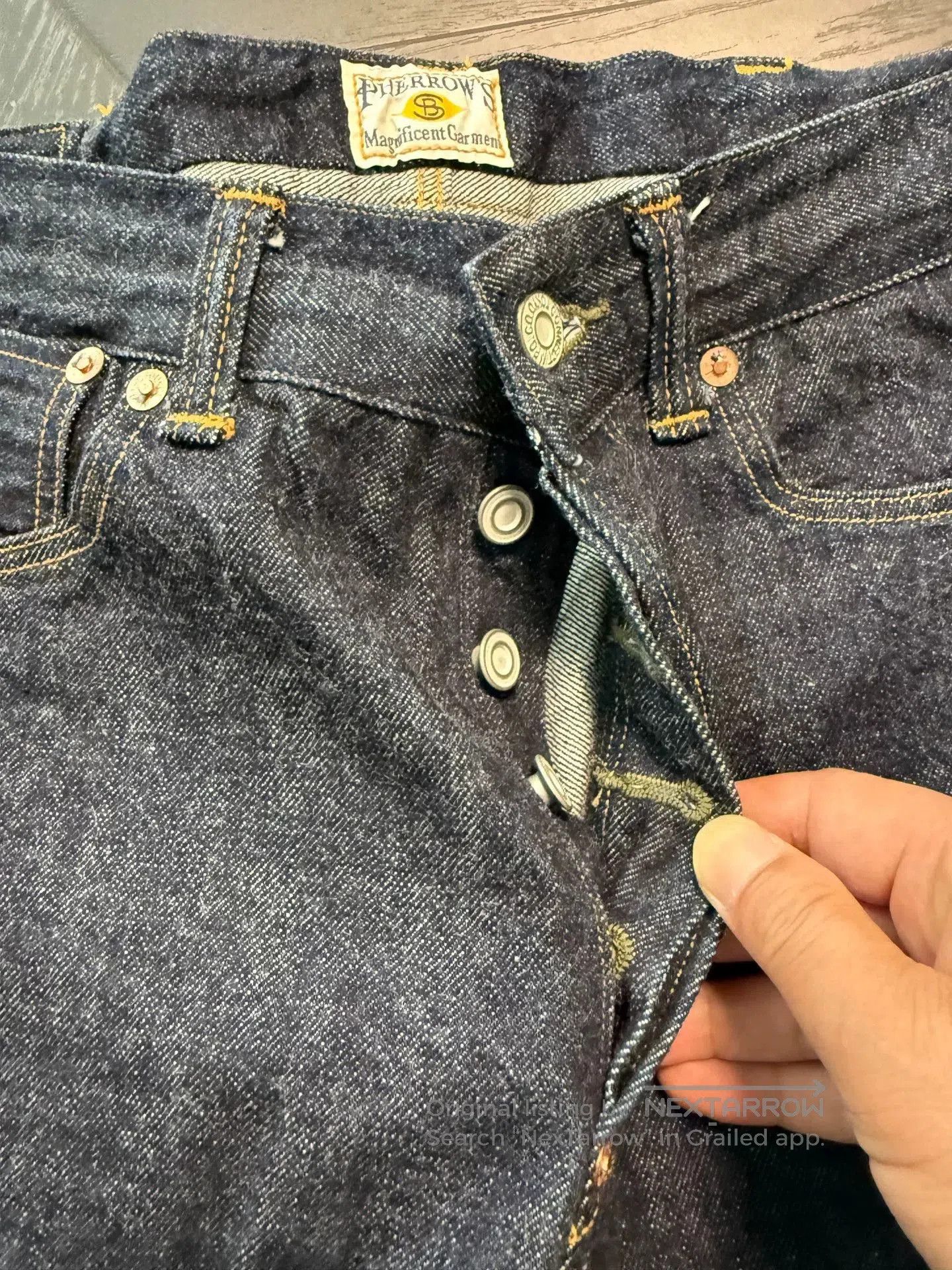 Pherrow's Pherrow's 500 High-Waist Loose Denim Shorts. Size US 32 / EU 48 - 2 Thumbnail