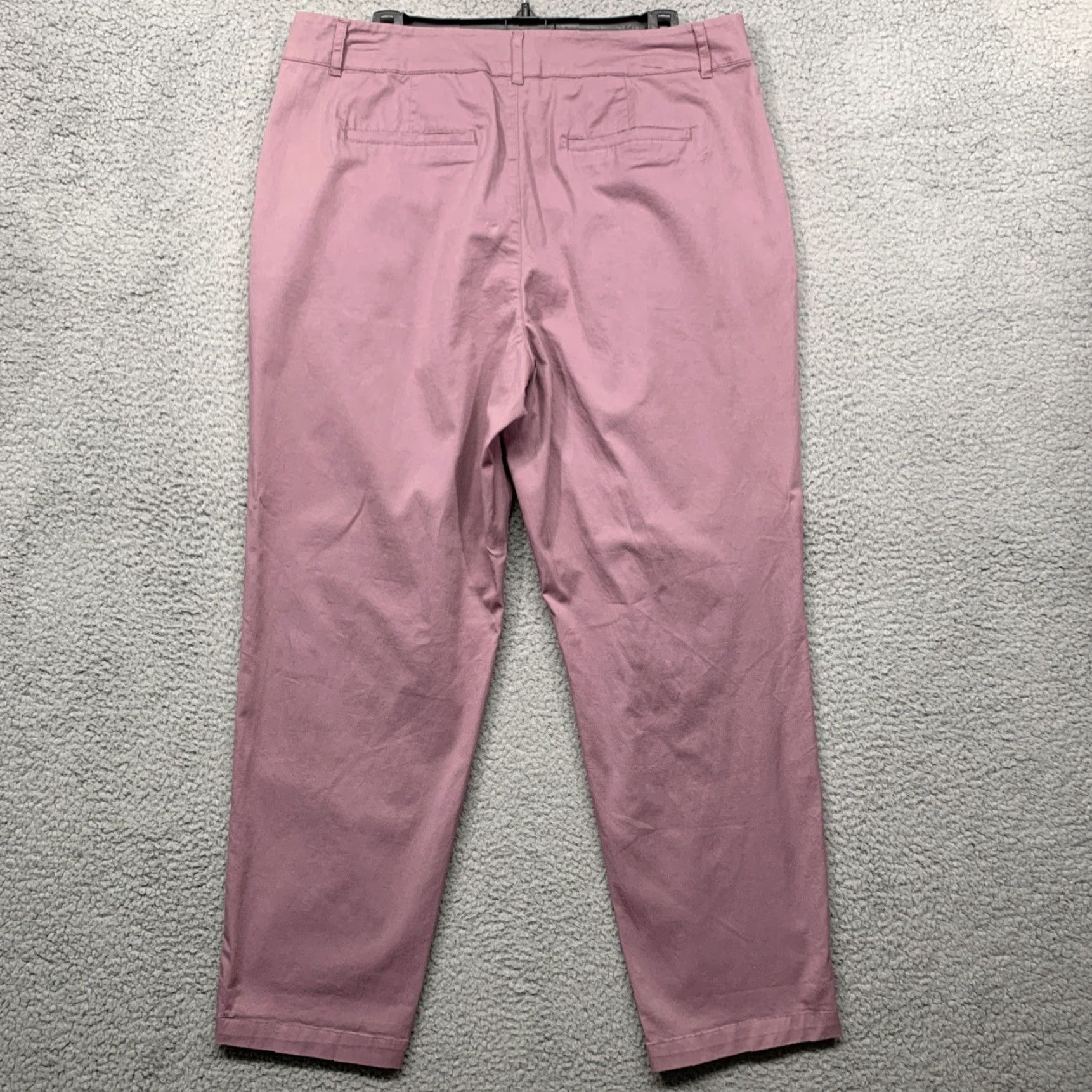 Vintage A New Day Women's Pants Size 16 High-Rise Relaxed Fit Tapered Ankle Lilac NWOT Size 38" / US 16 / IT 52 - 4 Thumbnail