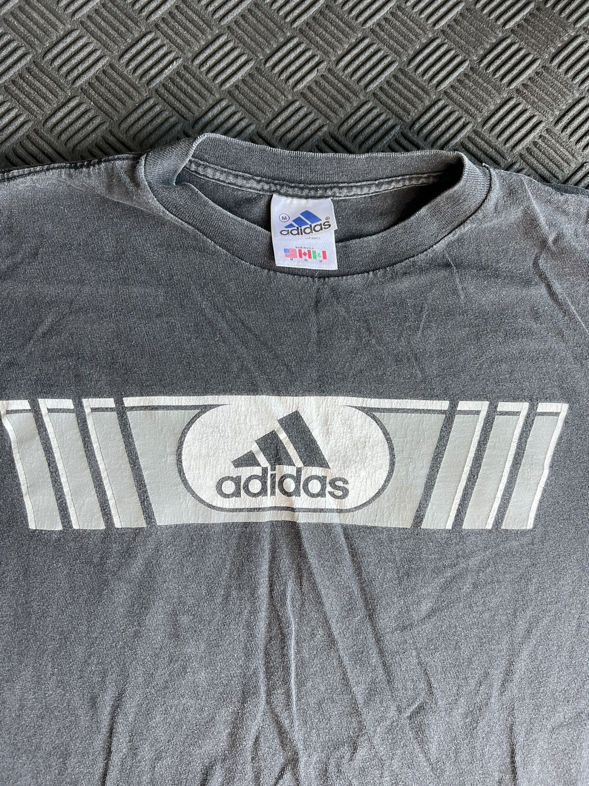 Adidas Vintage adidas simple fader tee Size US M / EU 48-50 / 2 - 2 Thumbnail