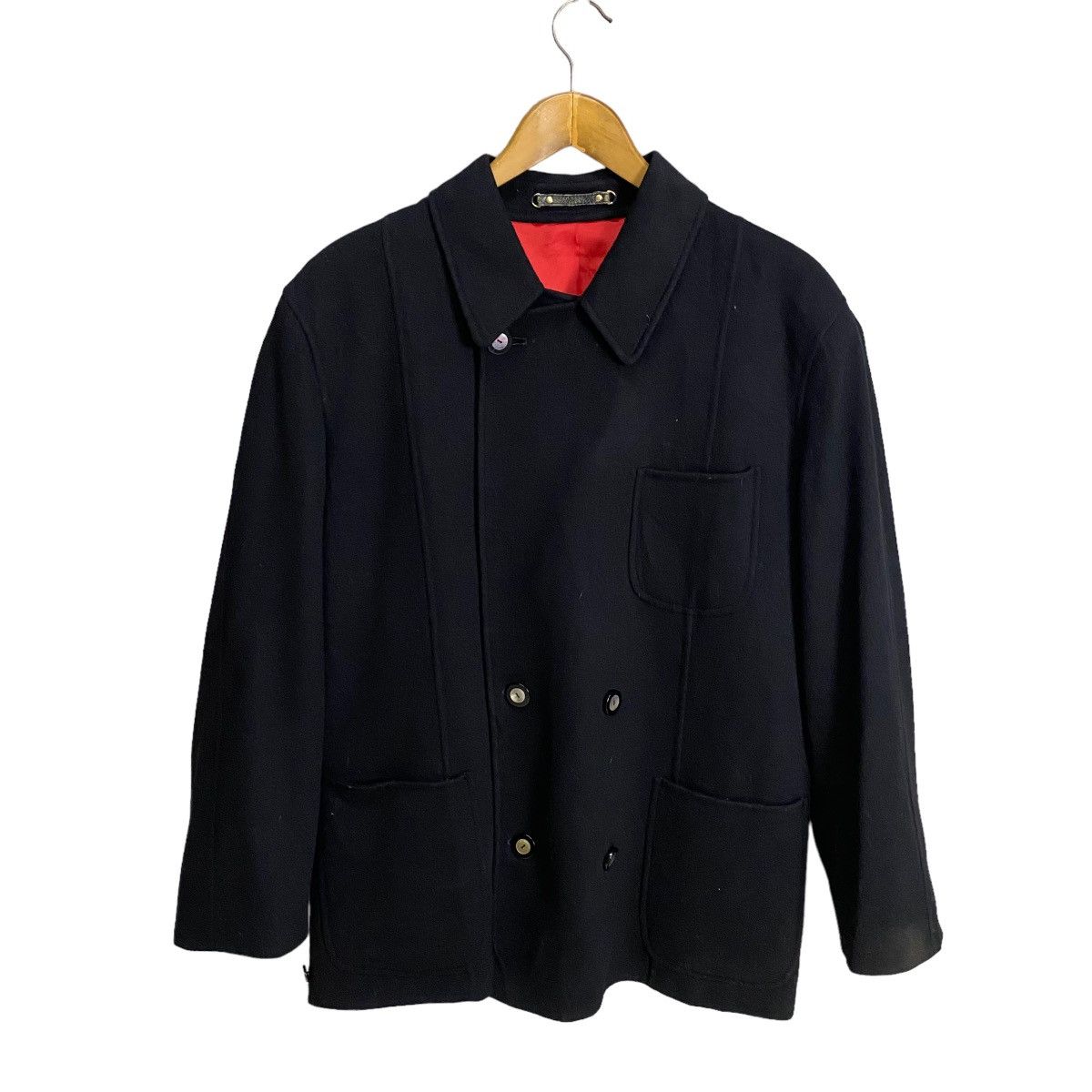 Aquascutum Aquascutum double breasted wool coat jacket Size US L / EU 52-54 / 3 - 1 Thumbnail