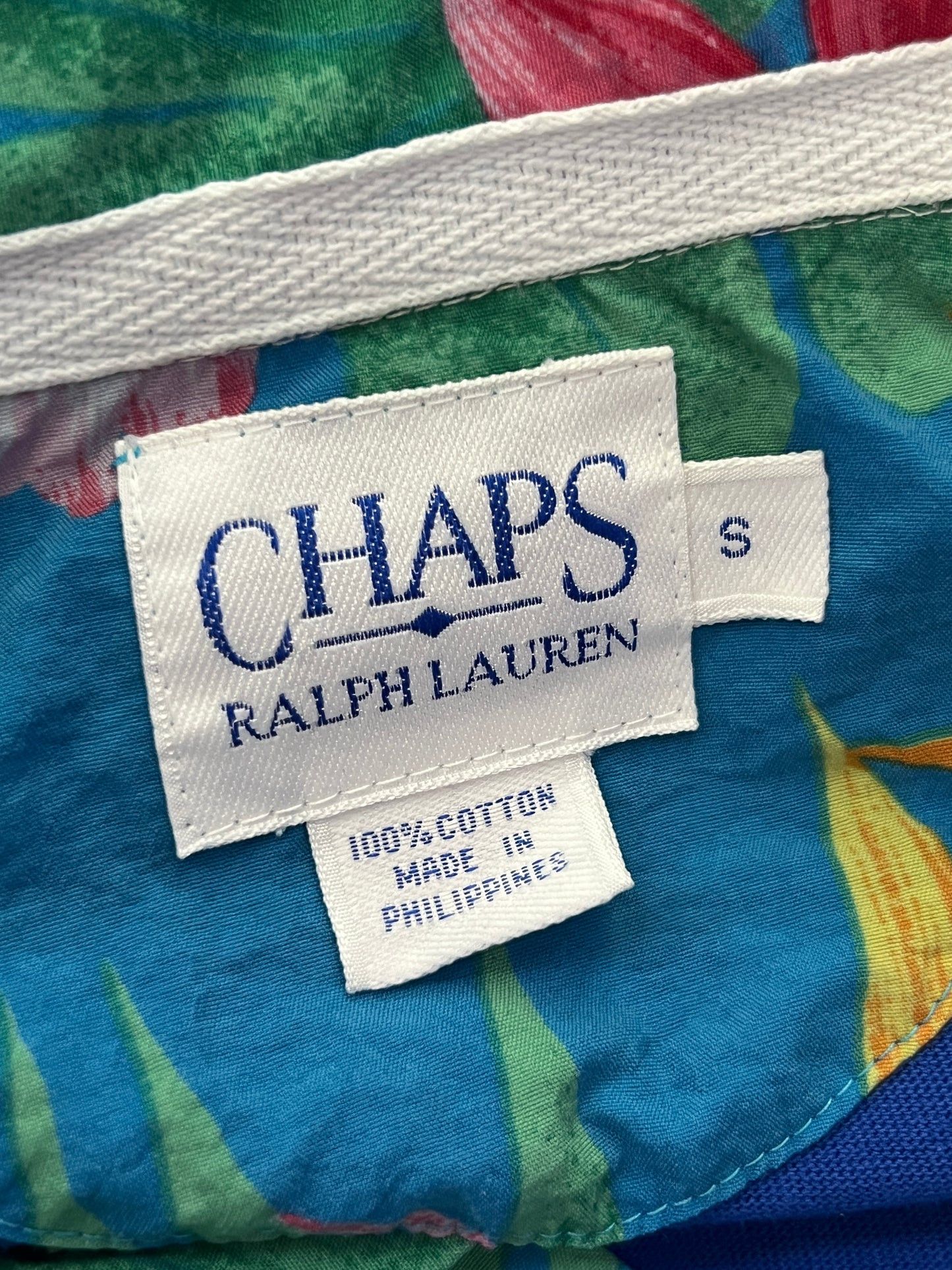 Chaps Ralph Lauren × Vintage 90s Chaps Ralph Lauren Vintage Men's Polo Shirt - S Size US S / EU 44-46 / 1 - 7 Thumbnail