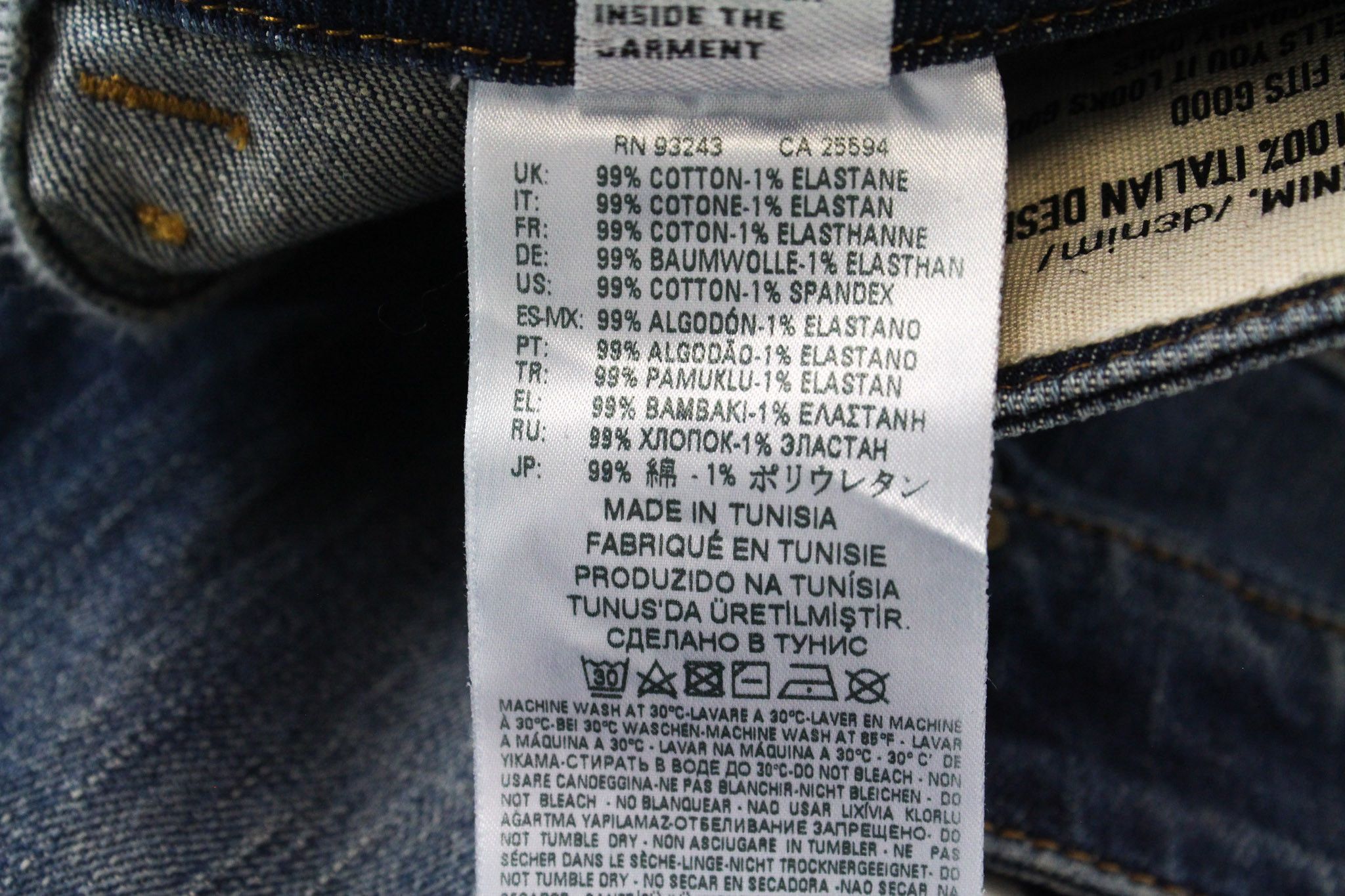 Diesel D-EARLIE 089AR W23/L30 Girls Blue Cropped Jeans 70057 Size 23" - 8 Thumbnail