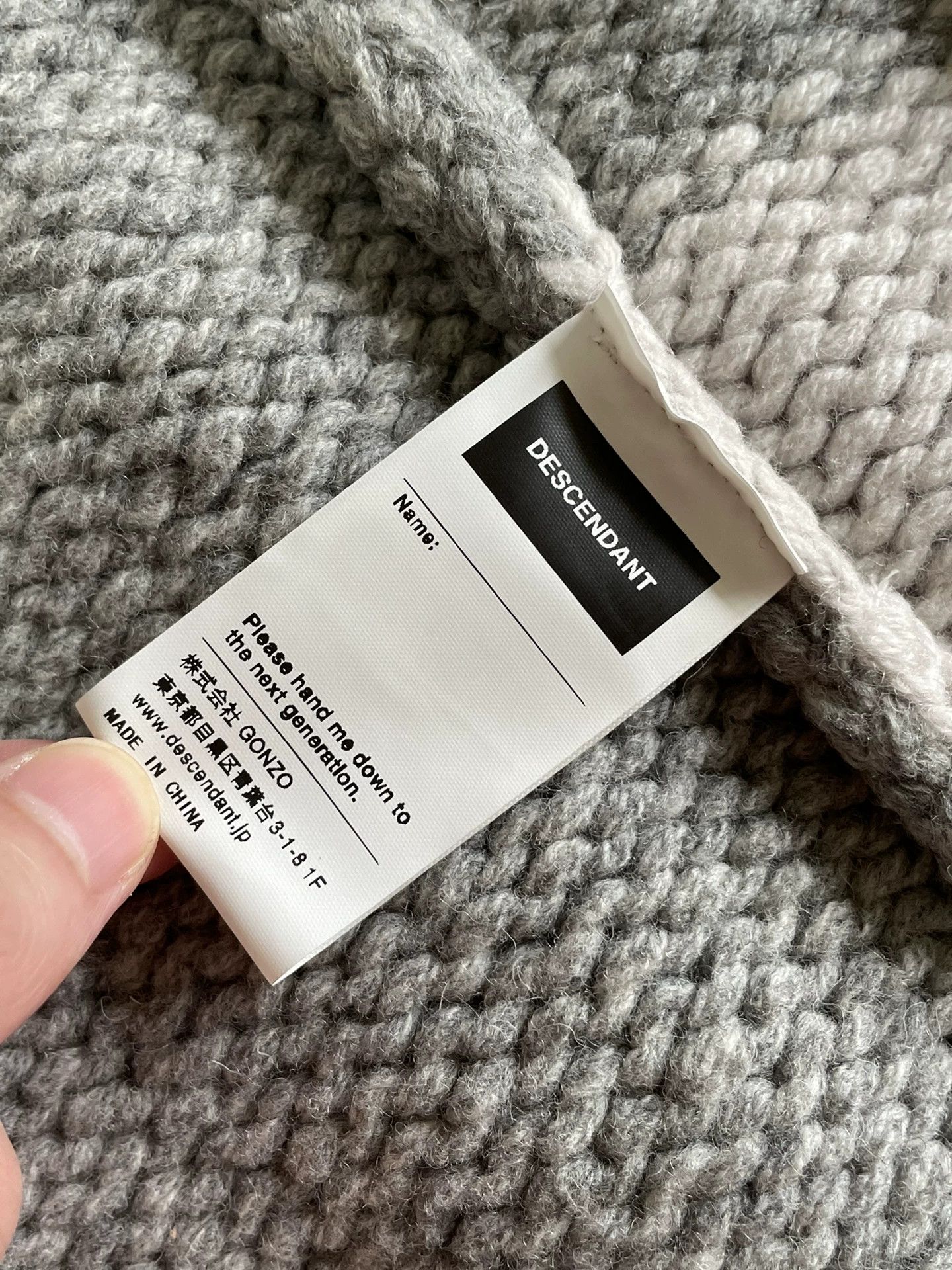 Descendant DESCENDANT MANCHOT COWICHAN Penguin Knit 18AW 2 New w/tags Size US M / EU 48-50 / 2 - 7 Thumbnail