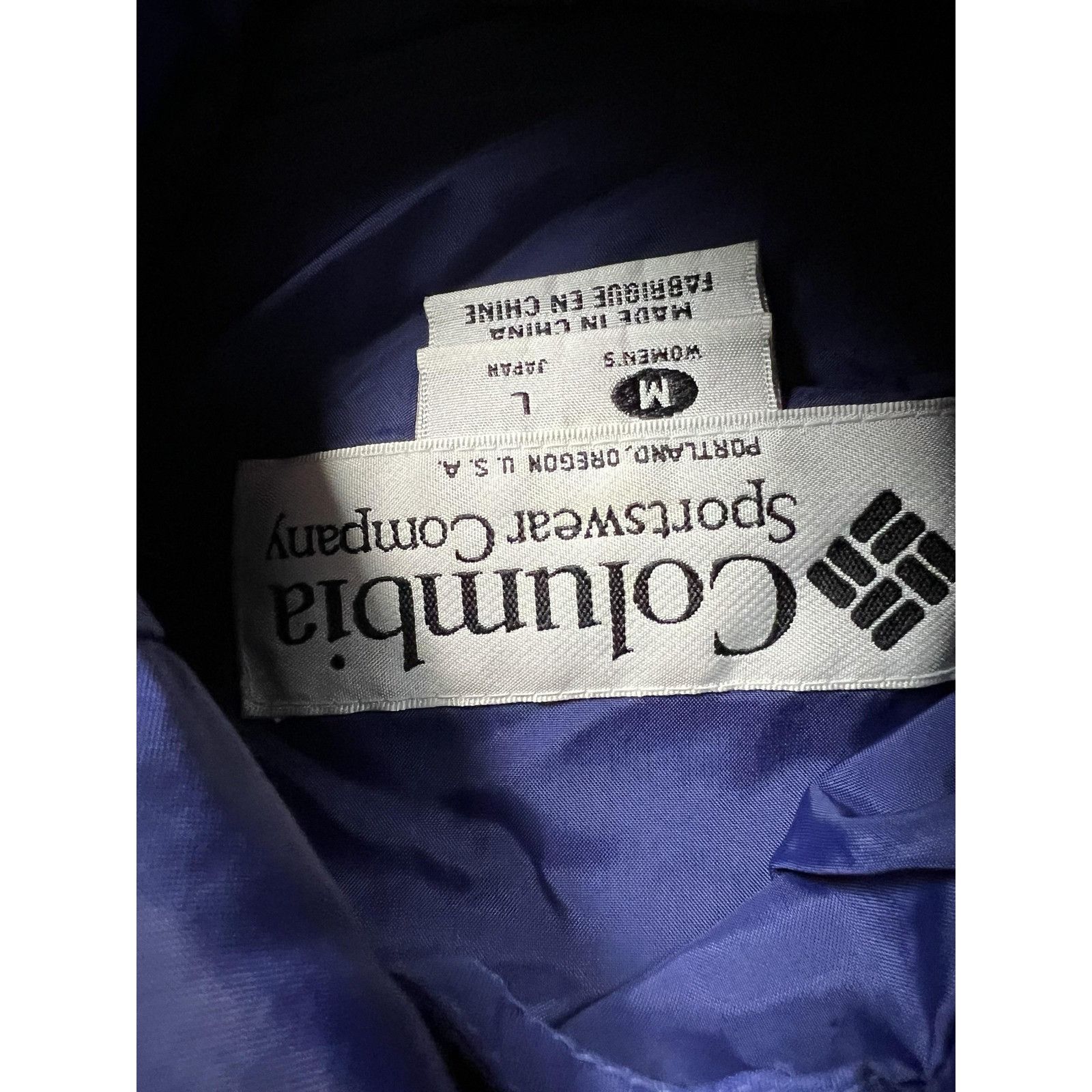 Columbia Vintage Columbia Jacket Womens Medium Purple Navy Pink Hoode Size M / US 6-8 / IT 42-44 - 7 Thumbnail